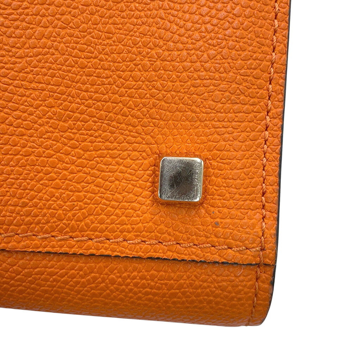 Valextra Orange Leather Handbag (Pre-Owned)