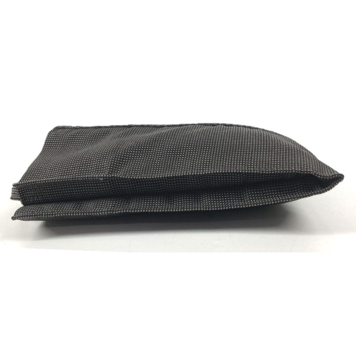 Hermes Gray Canvas Handbag Pochette Shoulder Bag (Pre-Owned)