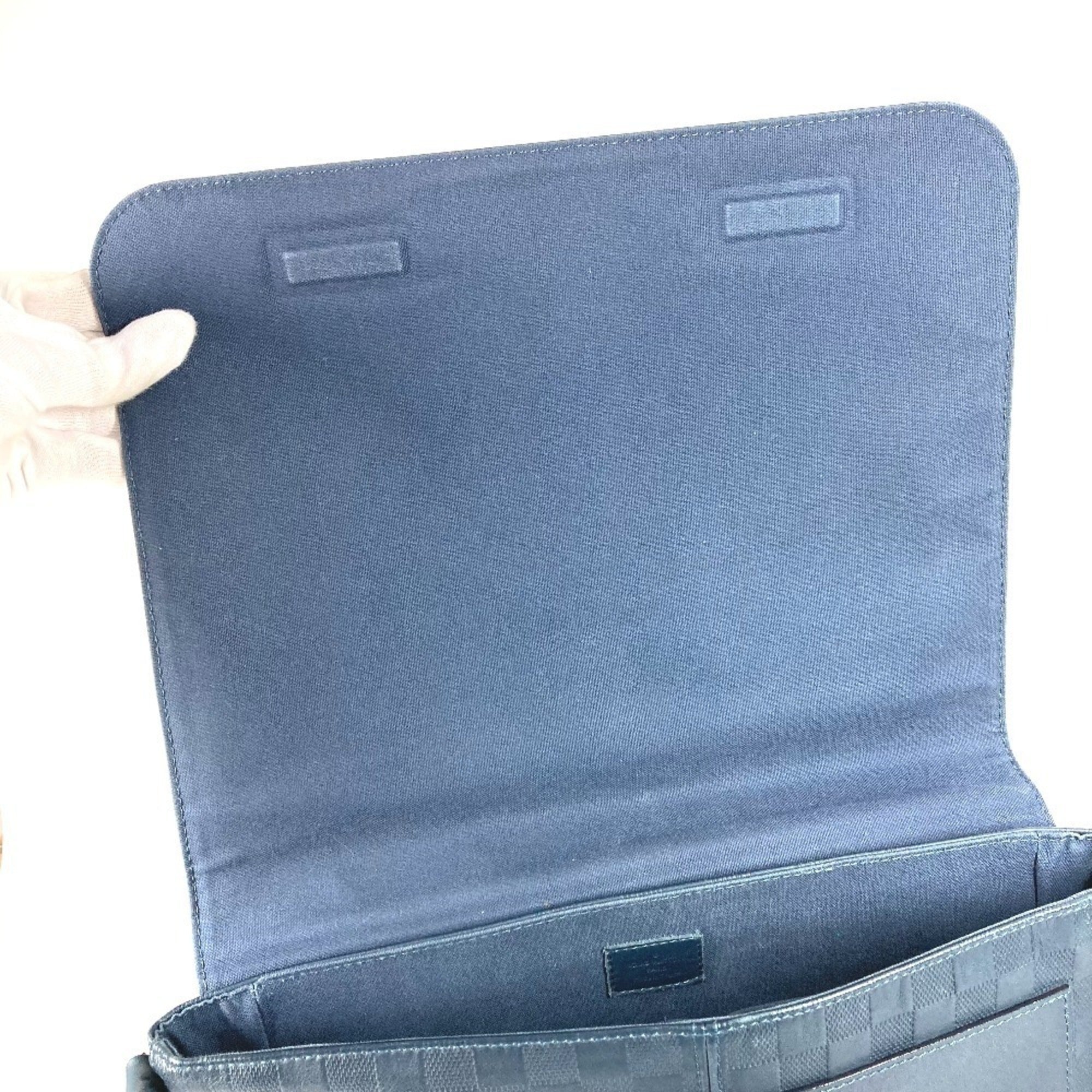 Louis Vuitton Damier Infini Navy Damier Infini Messenger Bag Shoulder Bag (Pre-Owned)