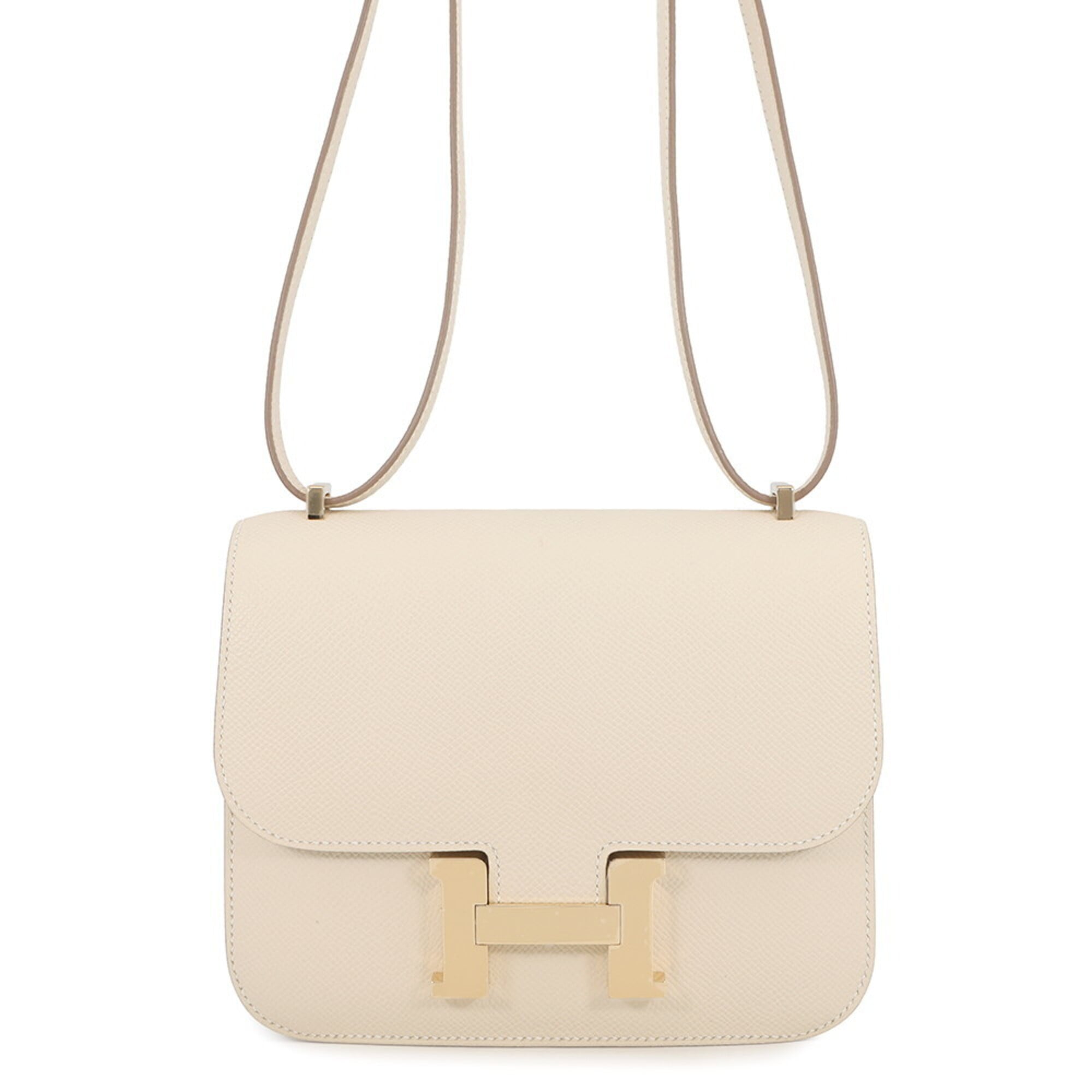 Hermes Constance Champagne Gold Epsom Leather Handbag Shoulder Bag (Pre-Owned)