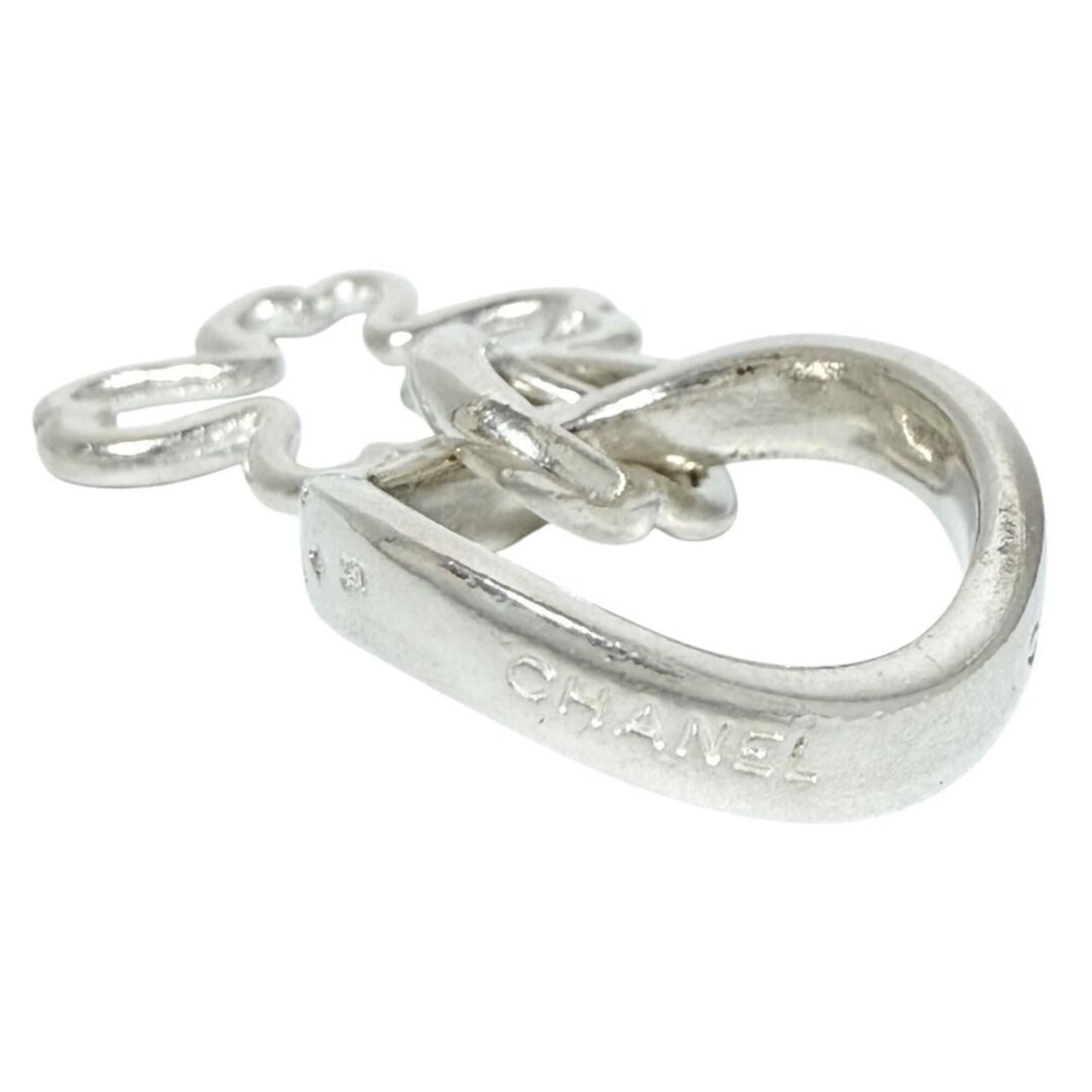 Chanel Silver Silver 925 Band Ring (Pre-Owned)