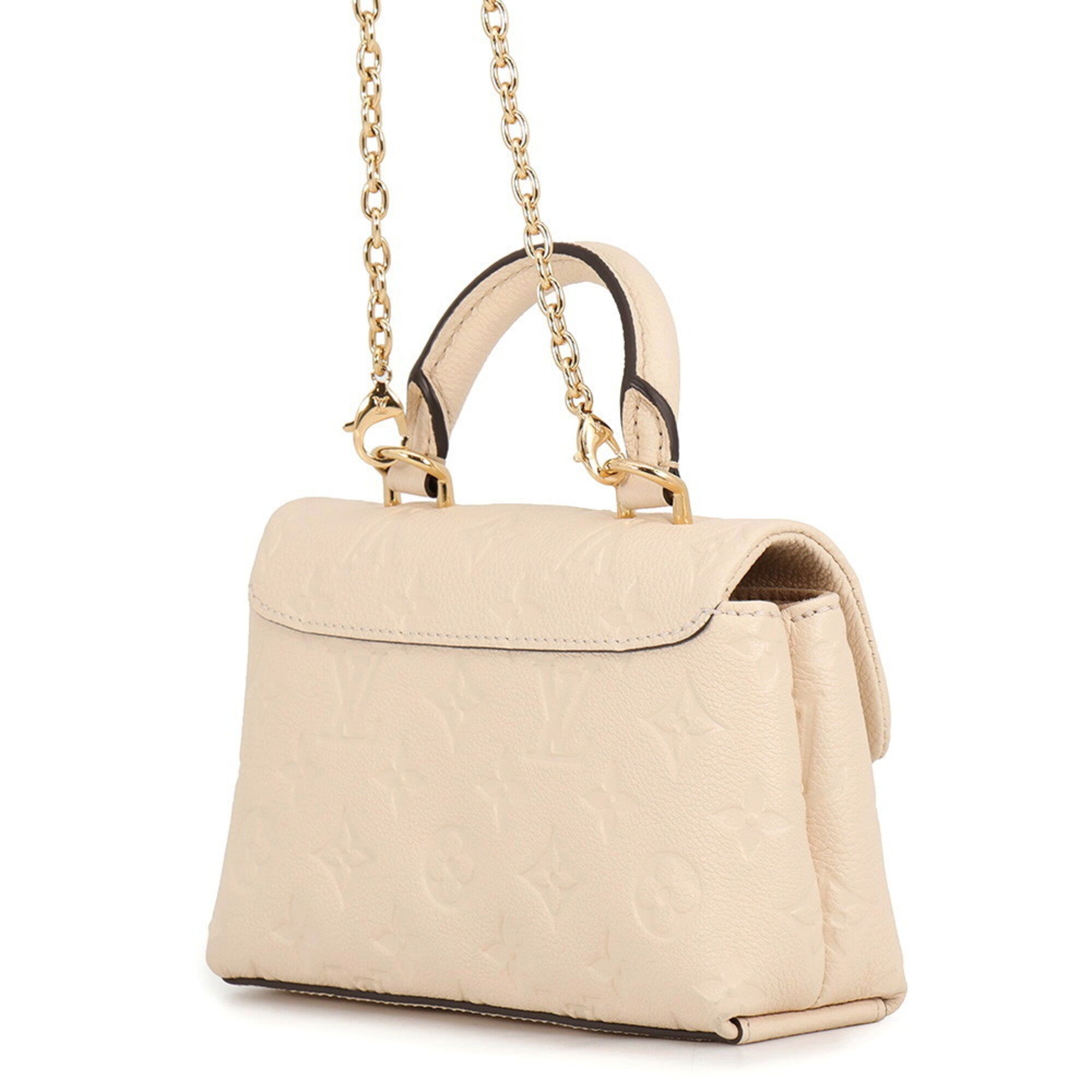 Louis Vuitton Gold Monogram Empreinte Handbag Shoulder Bag (Pre-Owned)