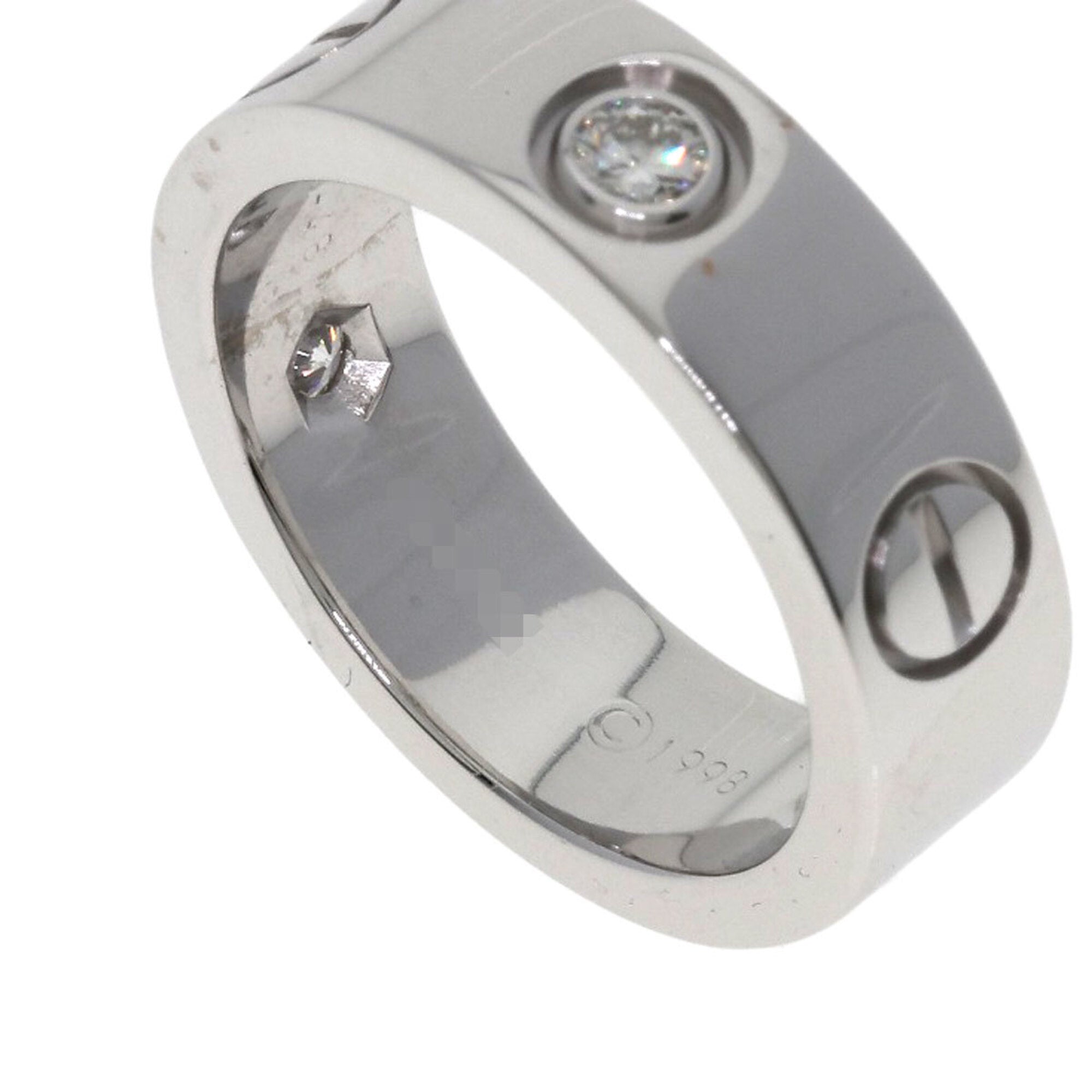 Cartier Love White Gold (18K) Band Ring (Pre-Owned)