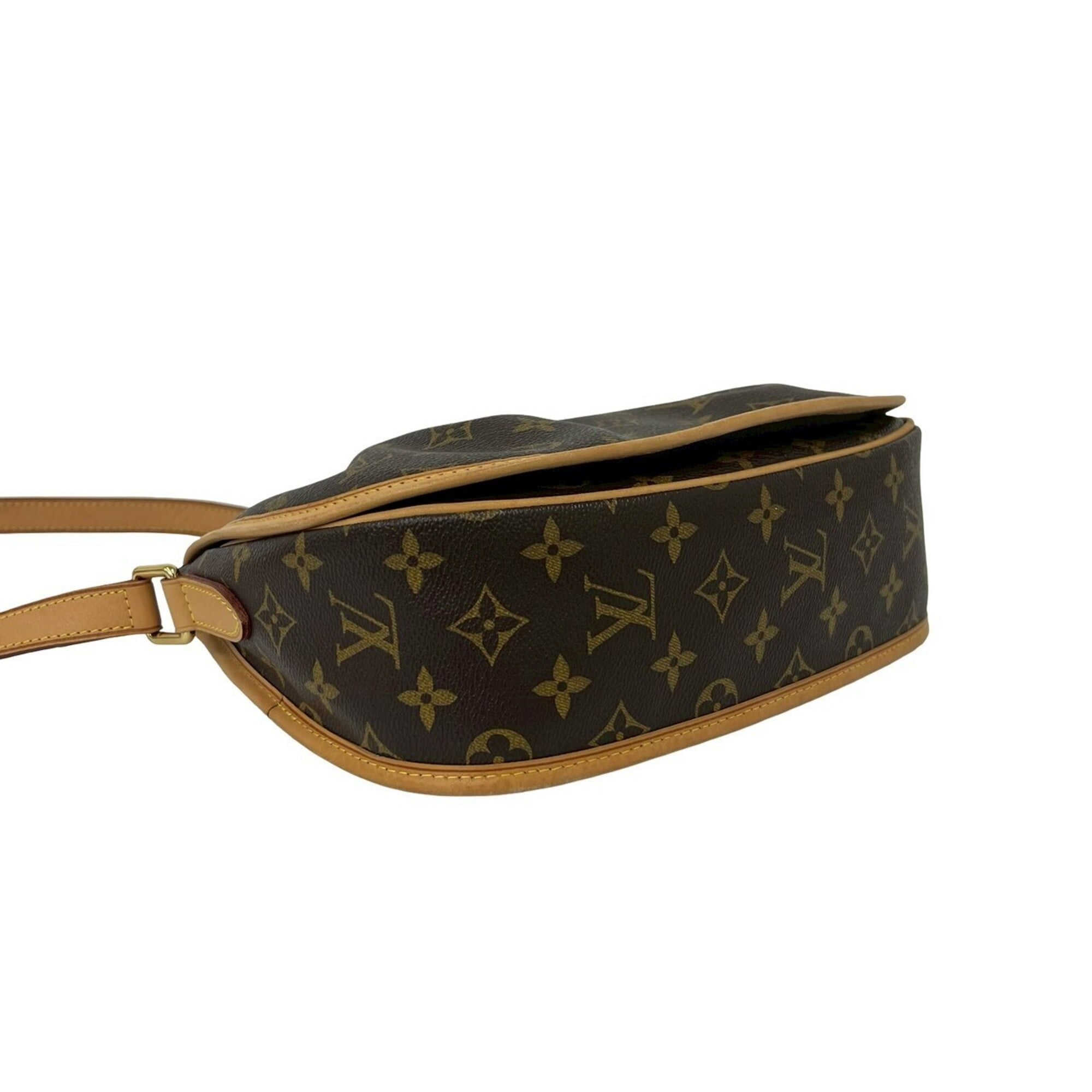 Louis Vuitton Brown Leather Pvc Pochette Shoulder Bag (Pre-Owned)