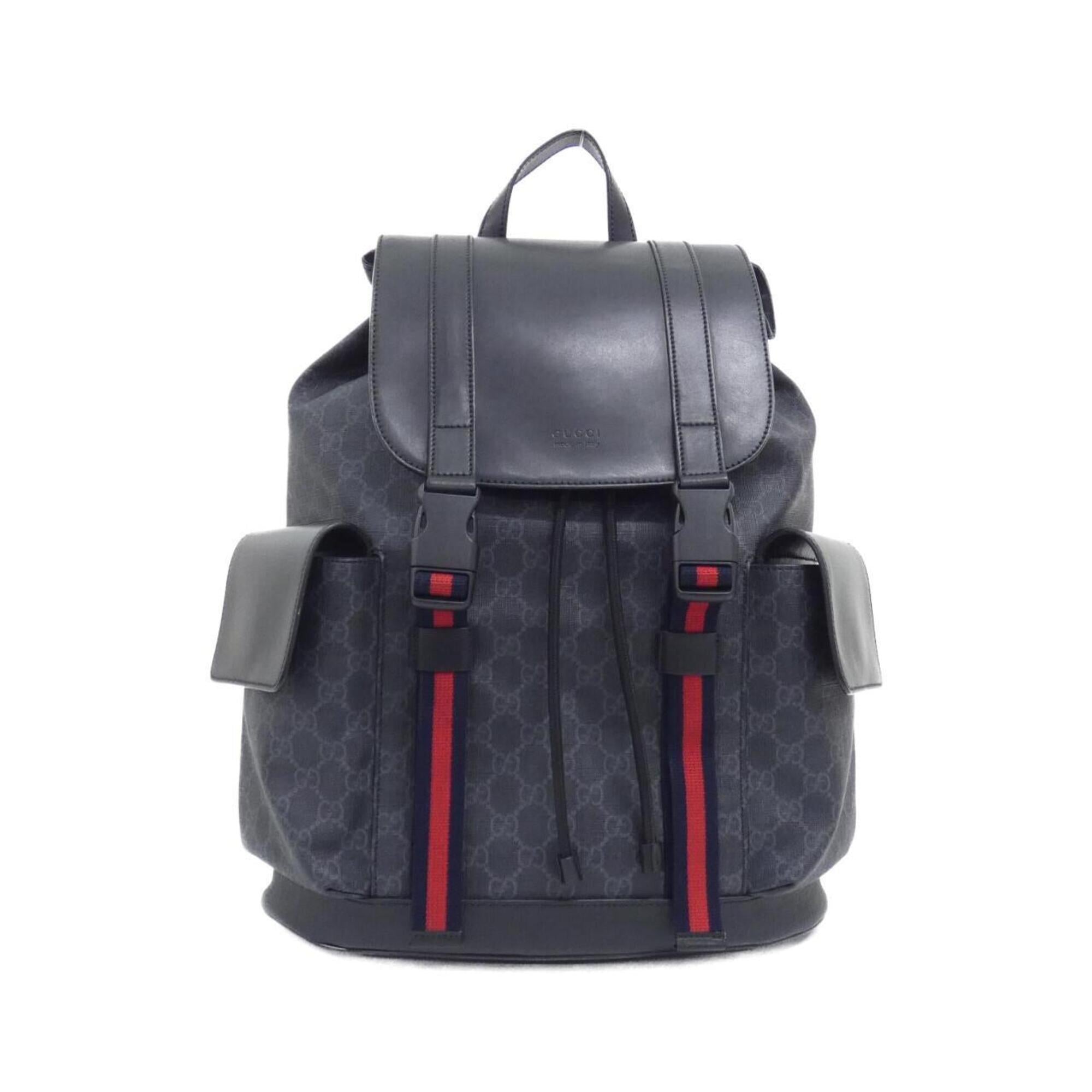 Gucci Black Gray Backpack (Pre-Owned)