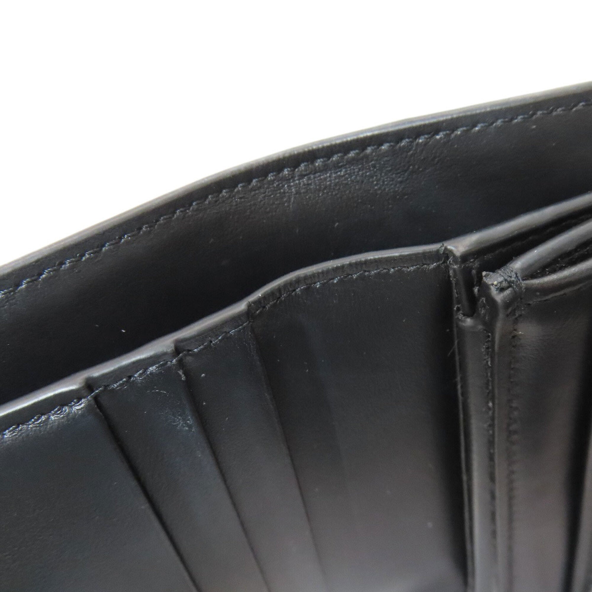 Celine Black Leather Wallet (Tri-Fold) (Pre-Owned)