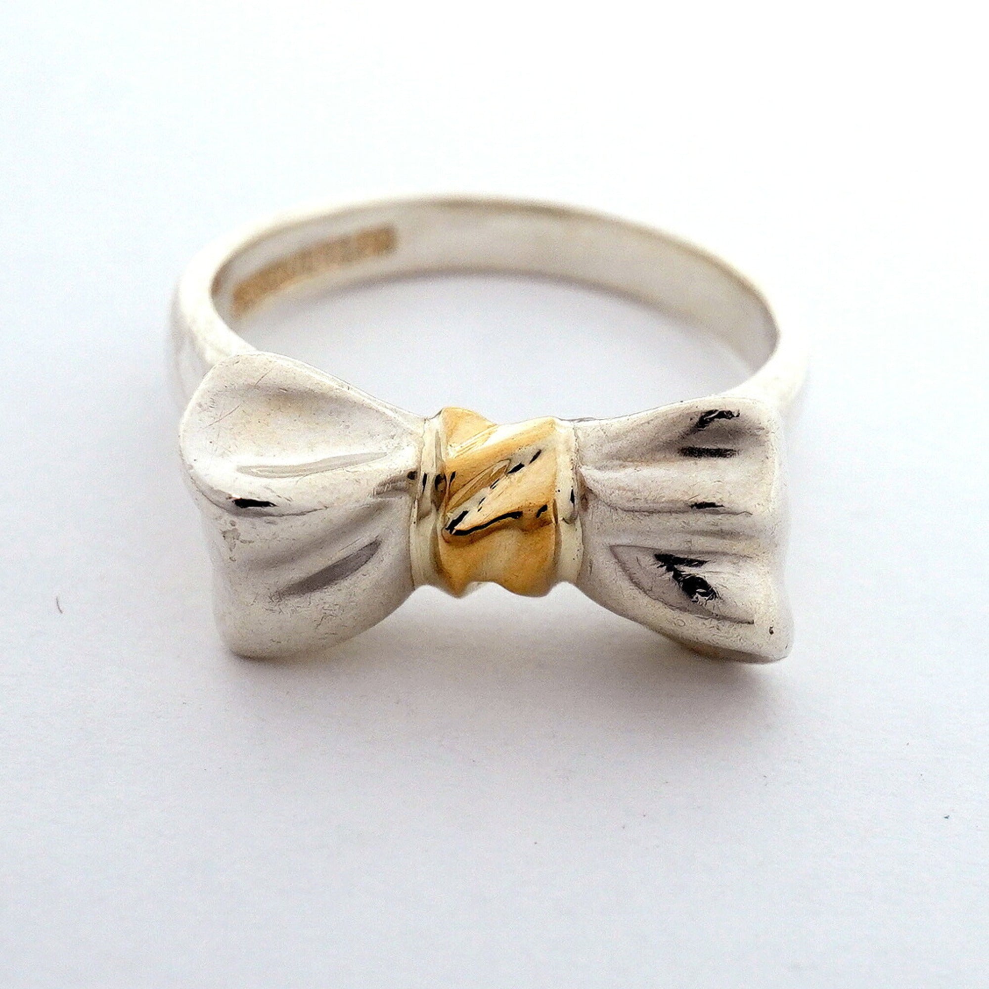 Tiffany Yellow Gold (18K) Silver 925 Band Ring (Pre-Owned)