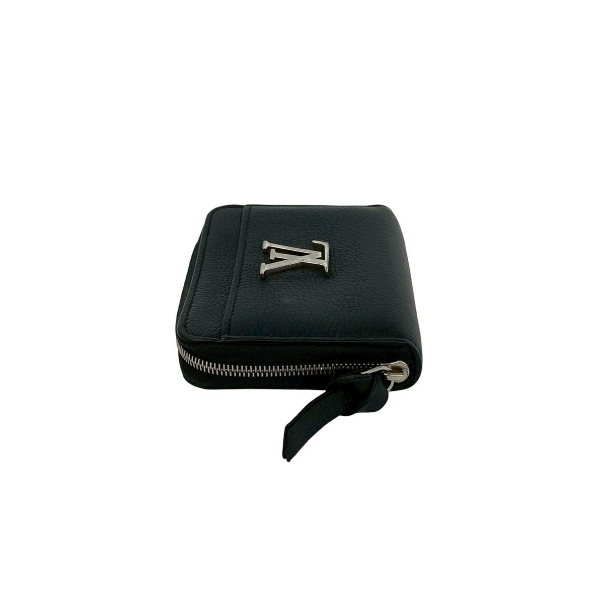 Louis Vuitton Black Leather Coin Purse/Coin Case (Pre-Owned)