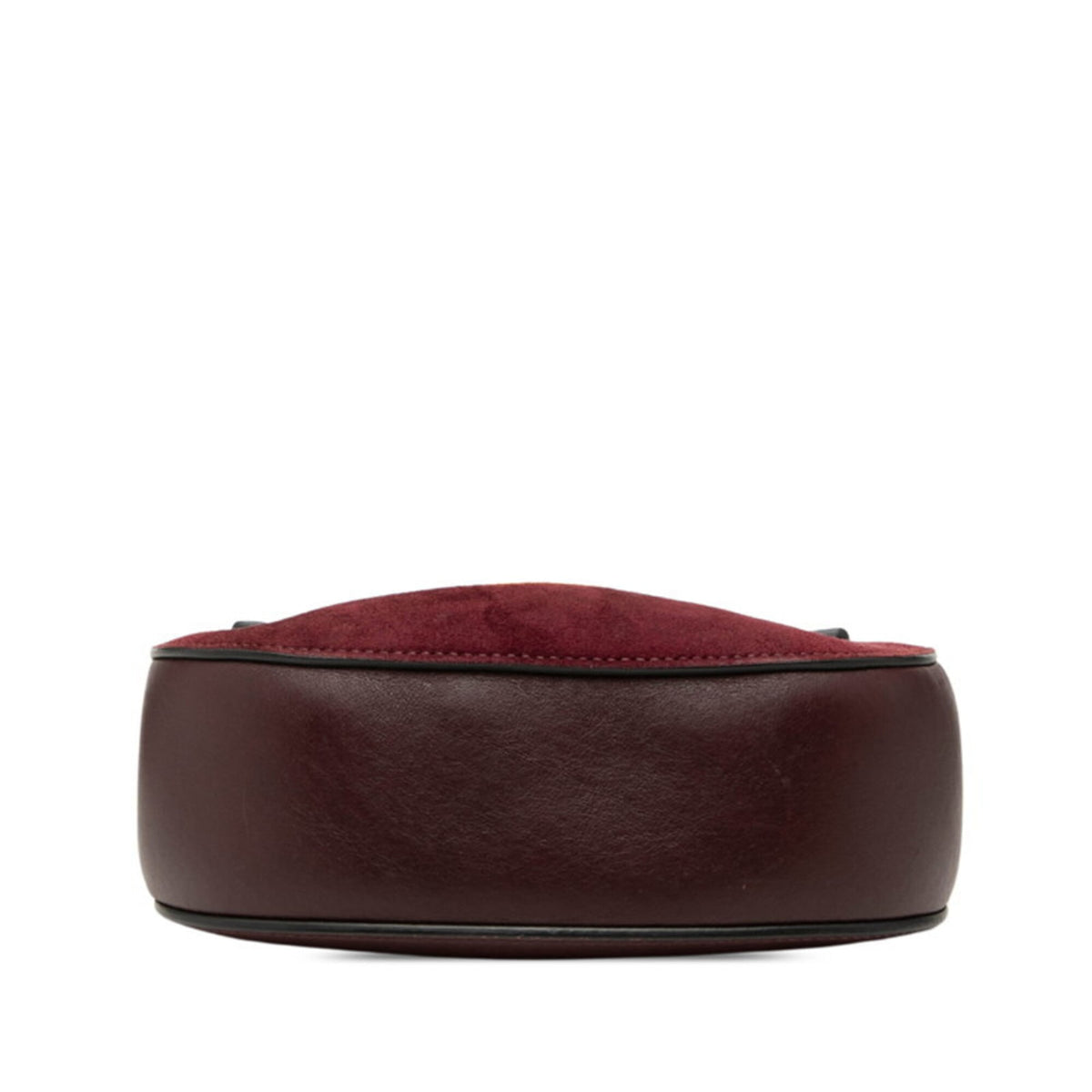 Chloé Bordeaux Suede Leather Shoulder Bag (Pre-Owned)