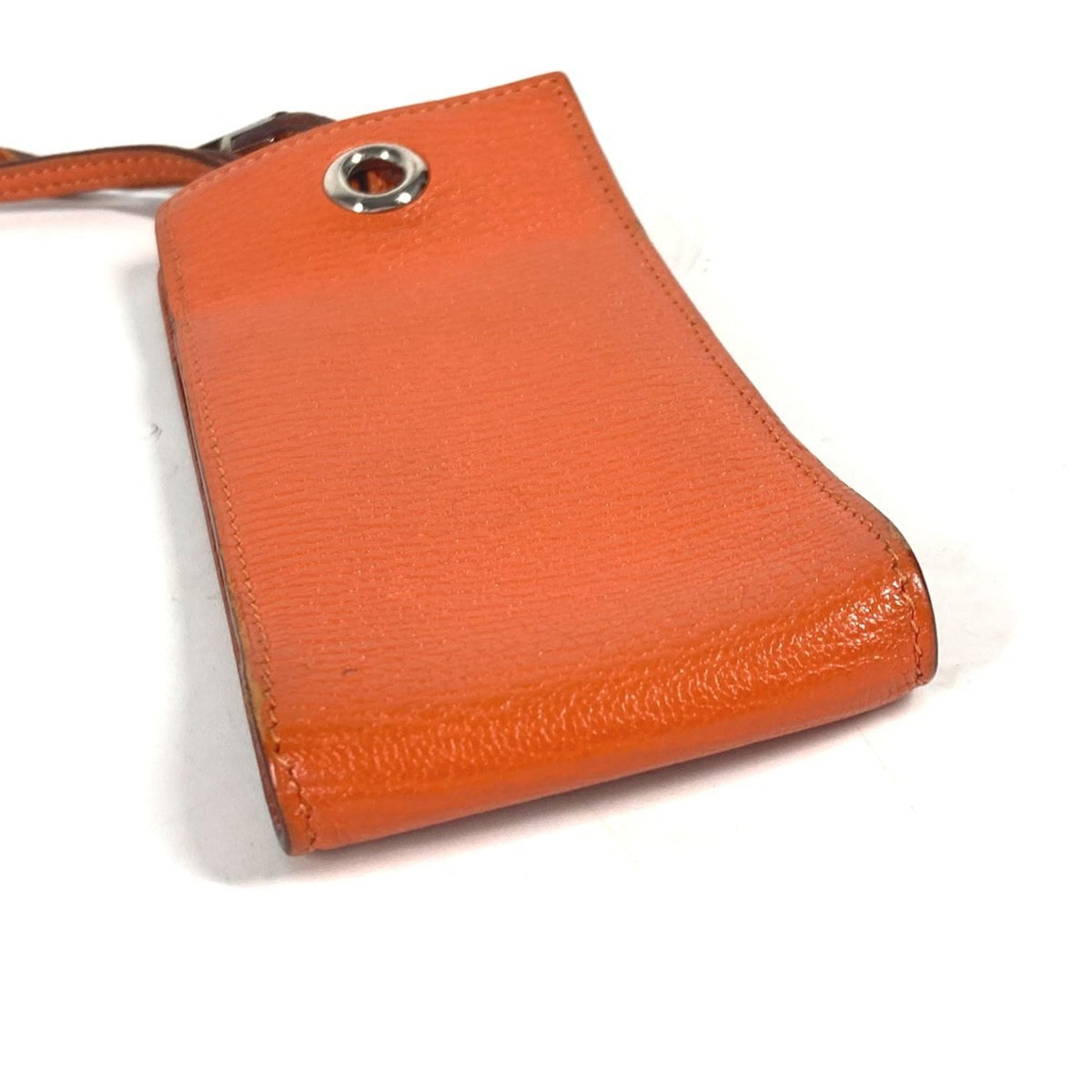 Hermes Orange Leather Pouch (Pre-Owned)