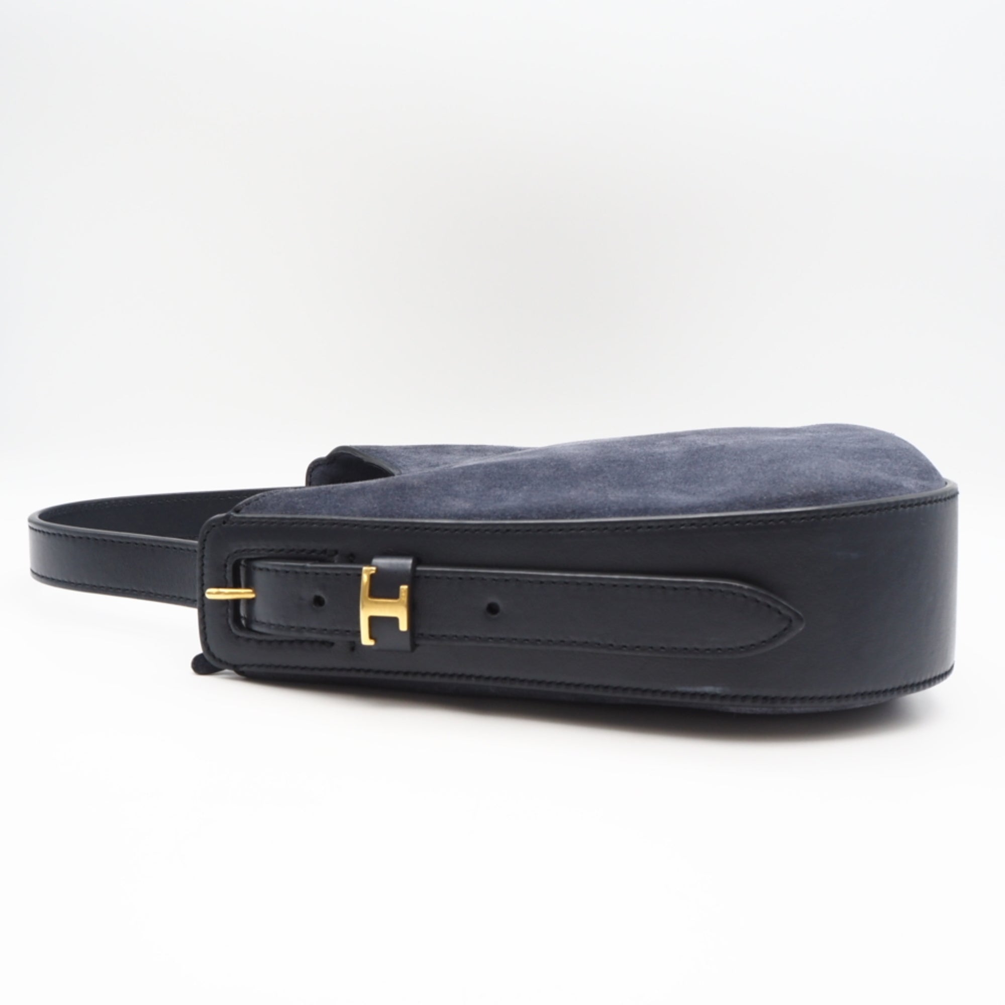 Tod's Navy Leather Handbag Shoulder Bag (Pre-Owned)