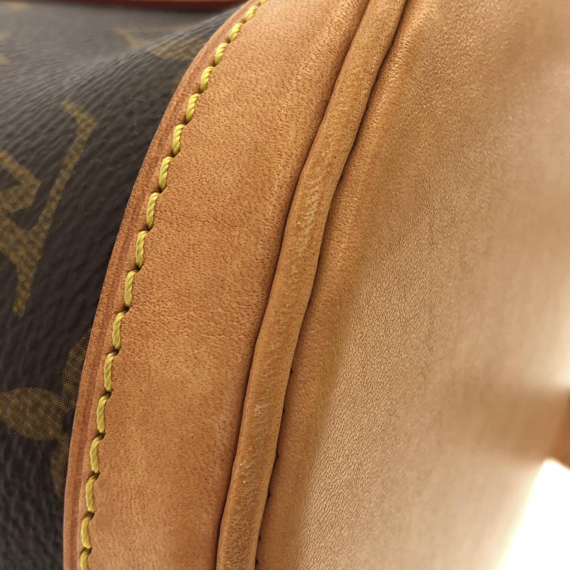 Louis Vuitton Marron Coated Canvas Handbag (Pre-Owned)