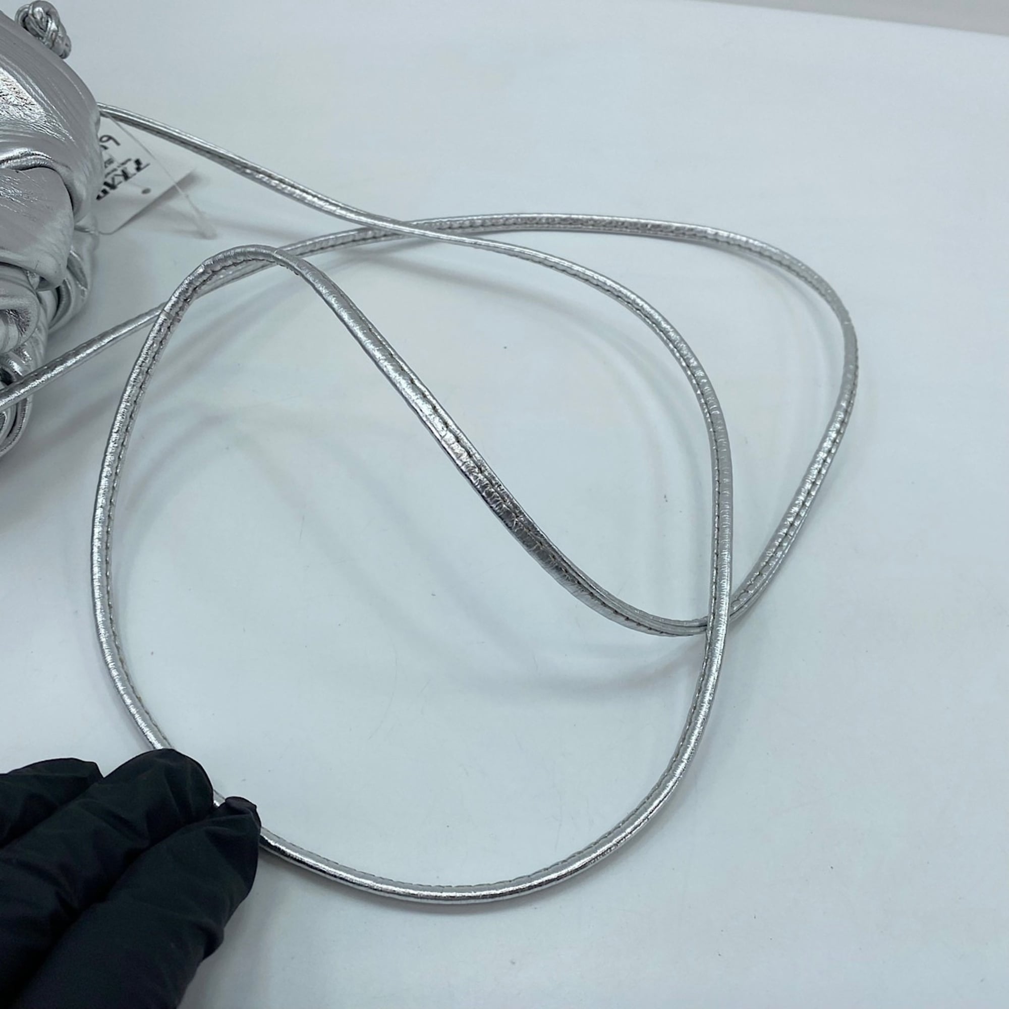Bottega Veneta Silver Pouch (Pre-Owned)