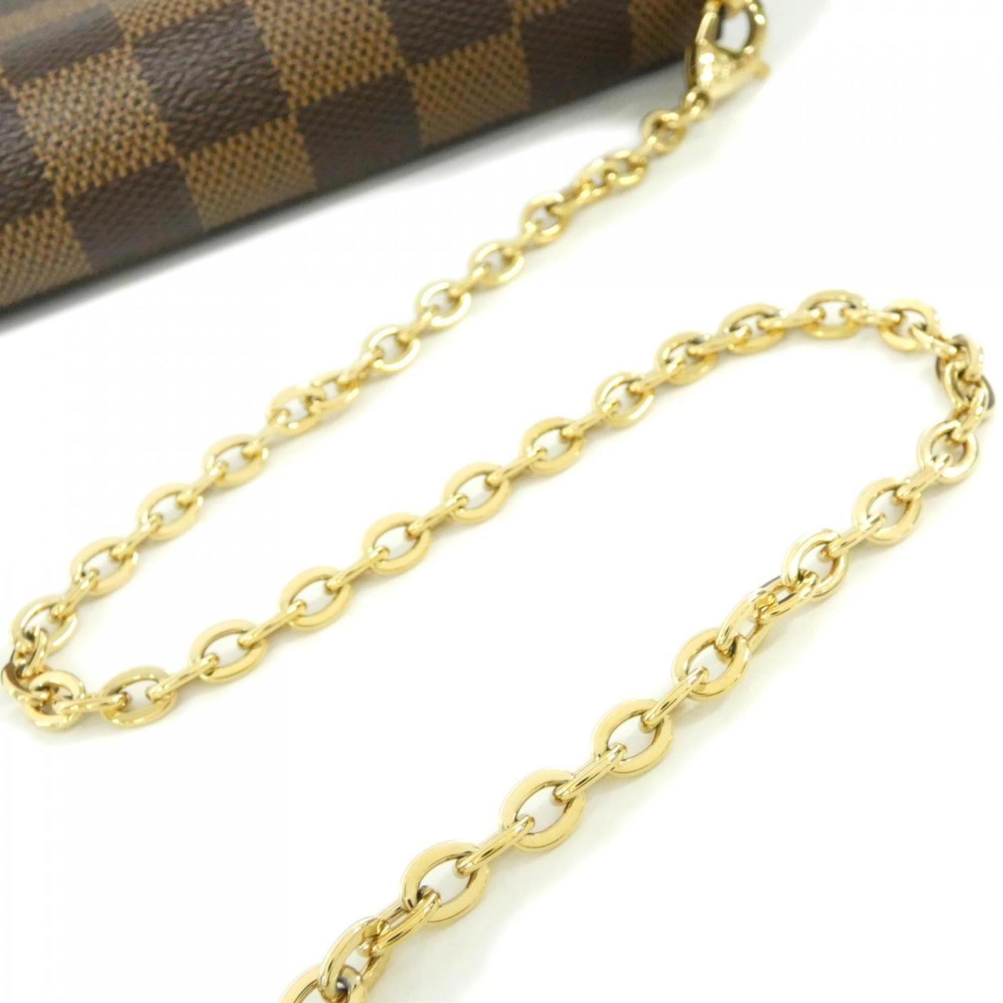 Louis Vuitton Ebene Coated Canvas Pochette Shoulder Bag (Pre-Owned)
