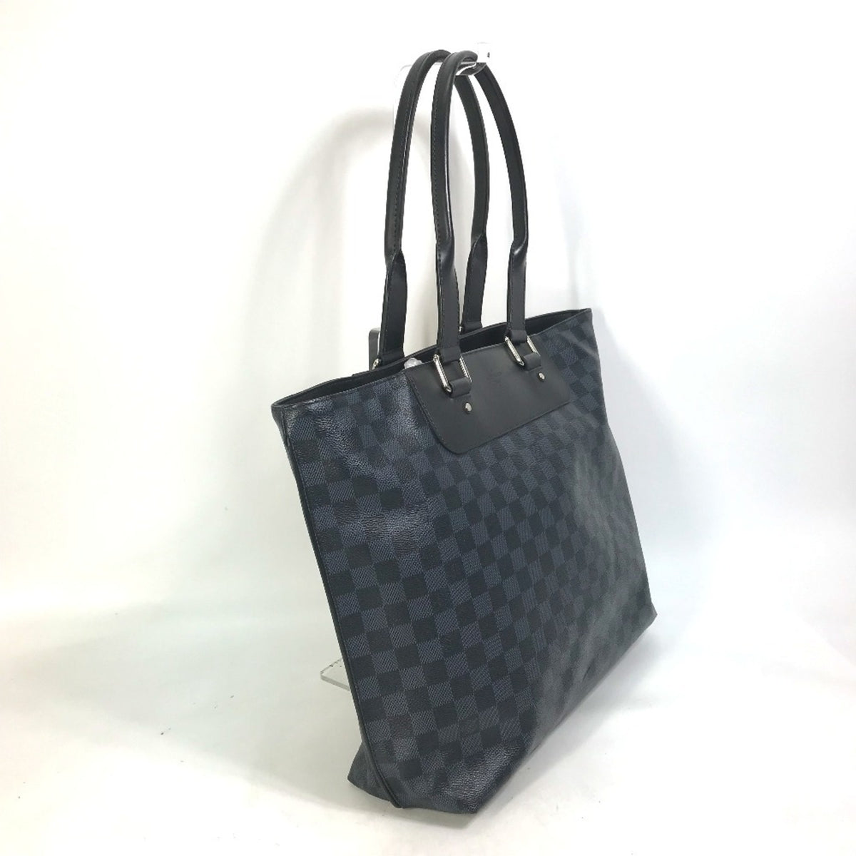 Louis Vuitton Damier Cobalt Black Navy Shoulder Bag Tote Bag (Pre-Owned)