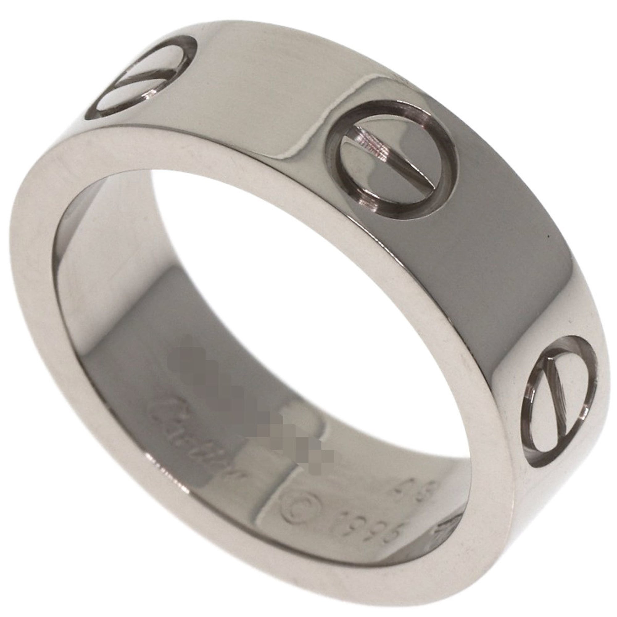 Cartier Love White Gold (18K) Band Ring (Pre-Owned)