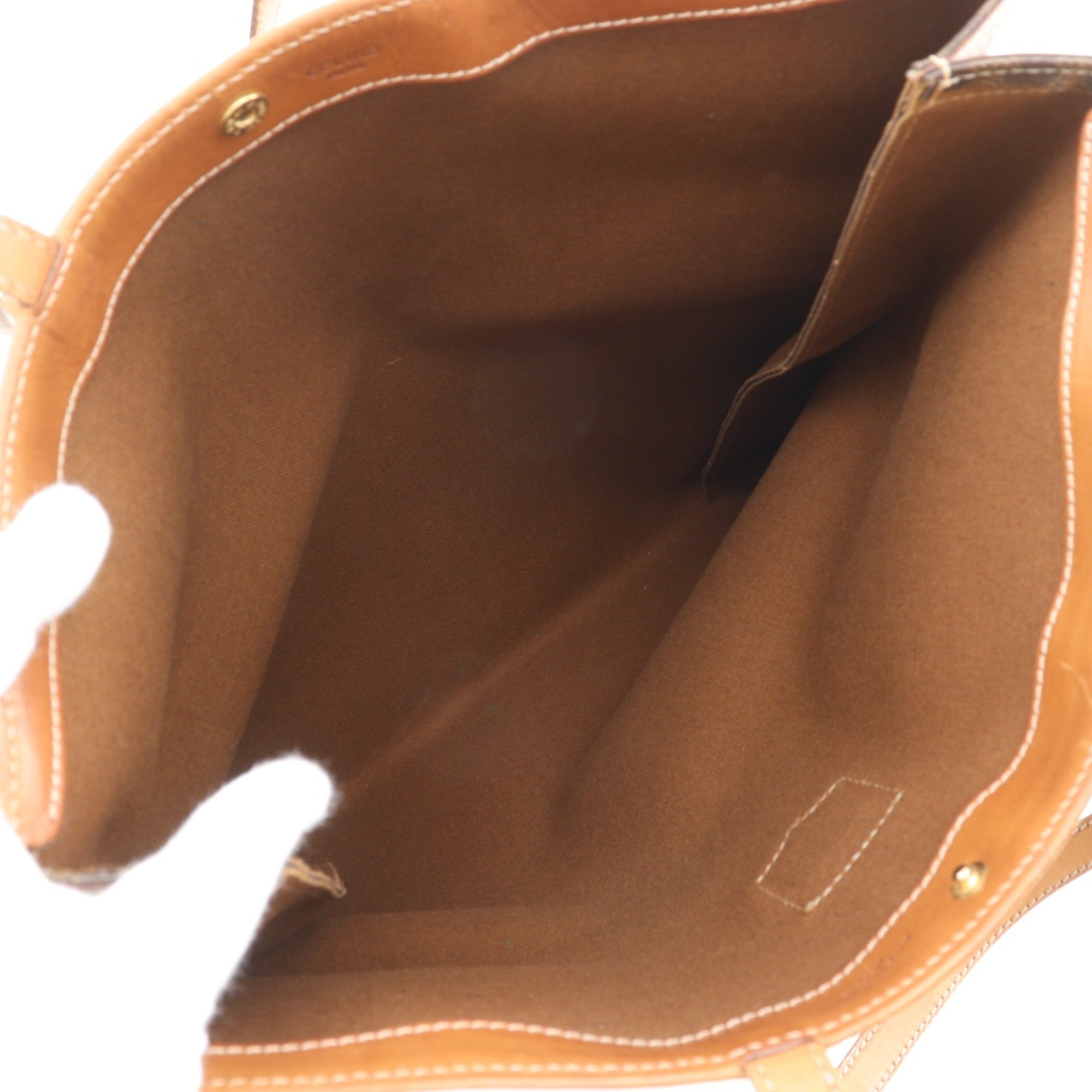 Celine Brown Pvc Tote Bag (Pre-Owned)