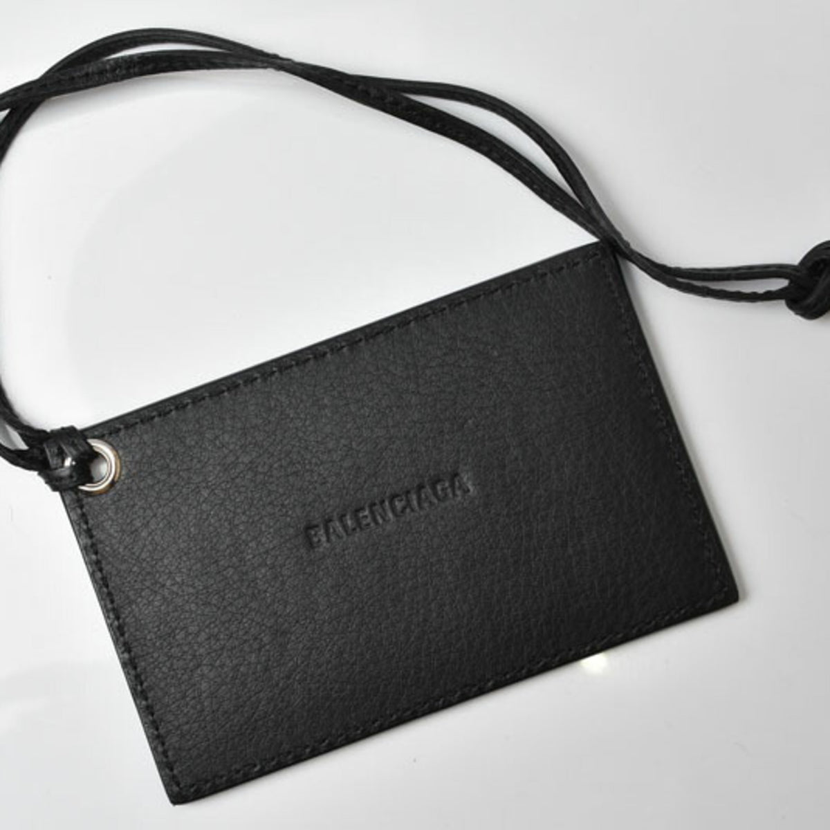 Balenciaga Black Leather Pouch (Pre-Owned)