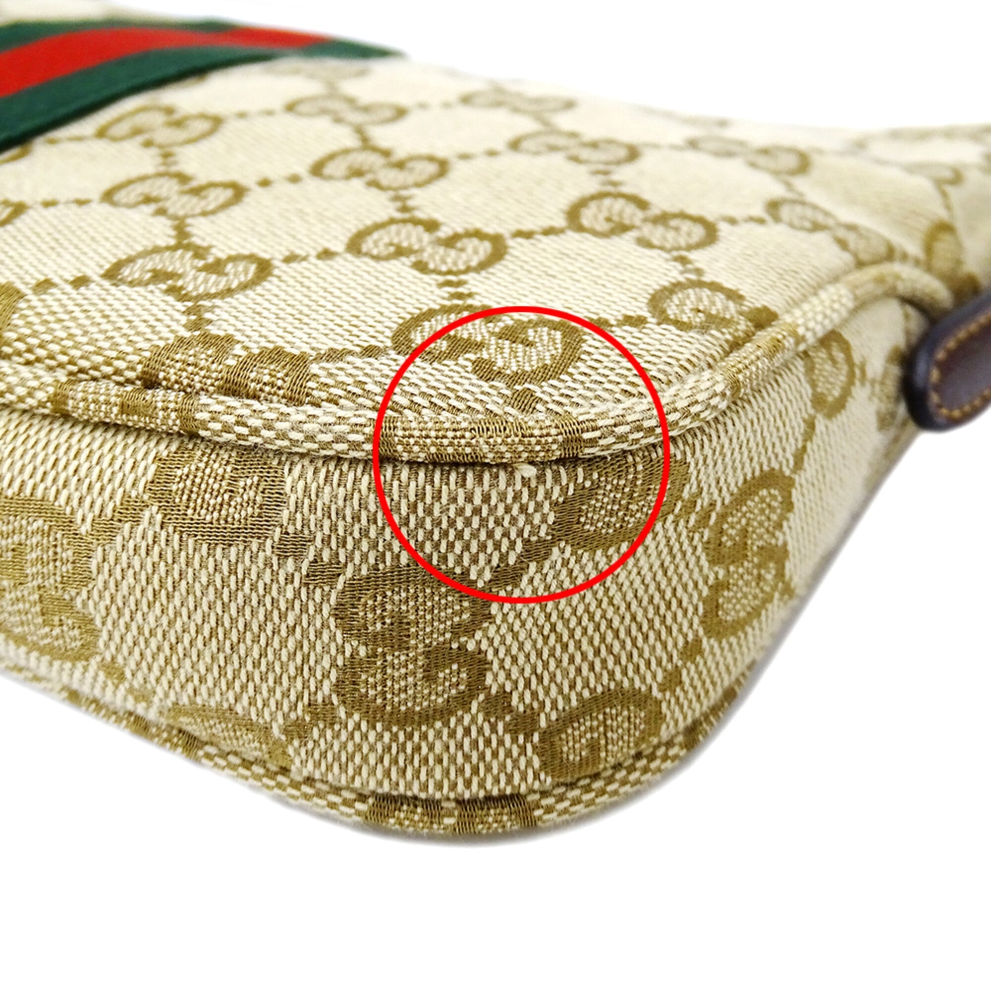 Gucci Beige Brown Gg Supreme Canvas Handbag Shoulder Bag (Pre-Owned)