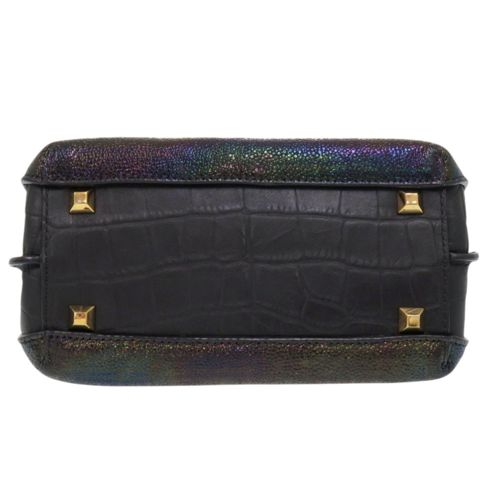 Mcm Black Patent Leather Handbag (Pre-Owned)