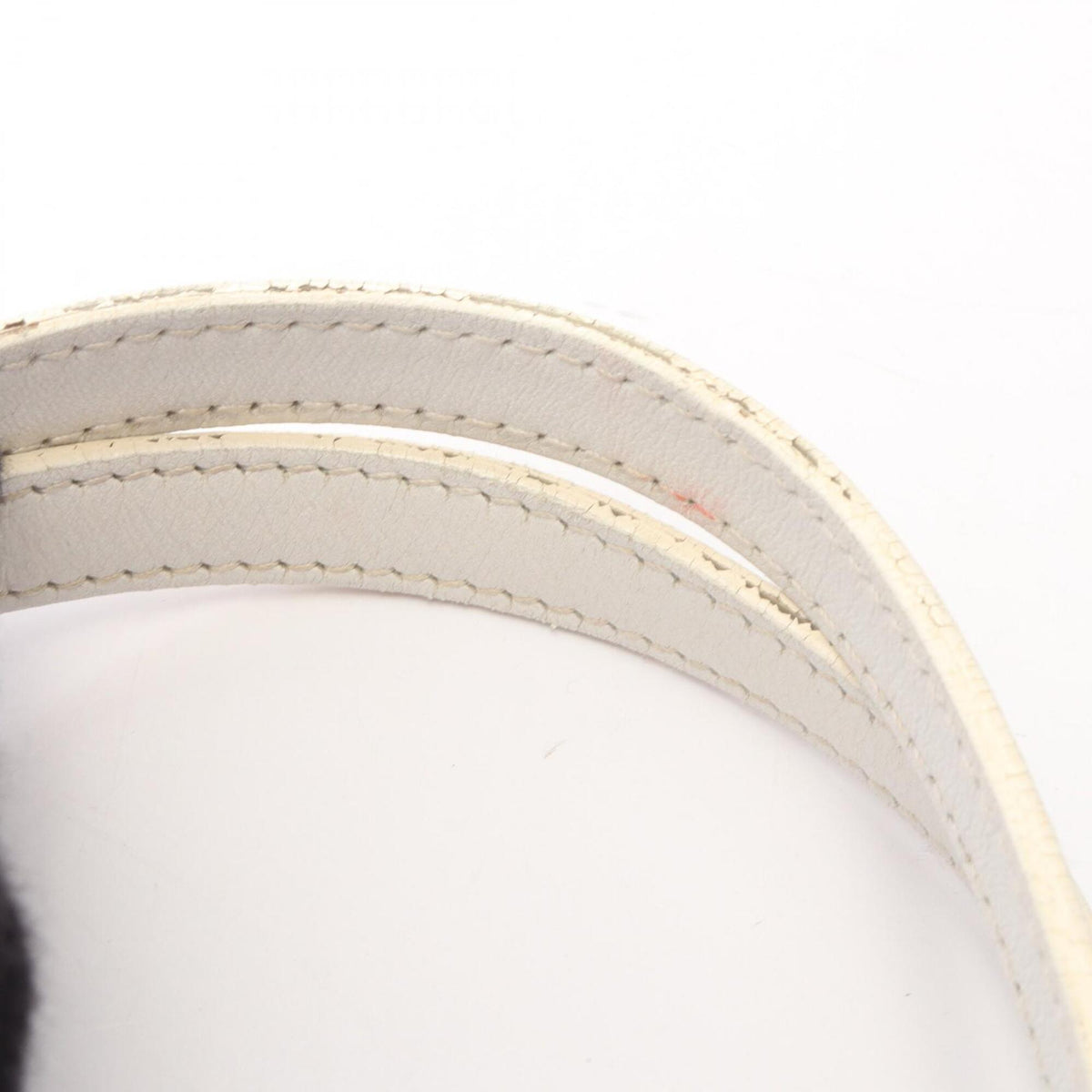 Christian Dior Pink White Canvas Leather Handbag Tote Bag (Pre-Owned)
