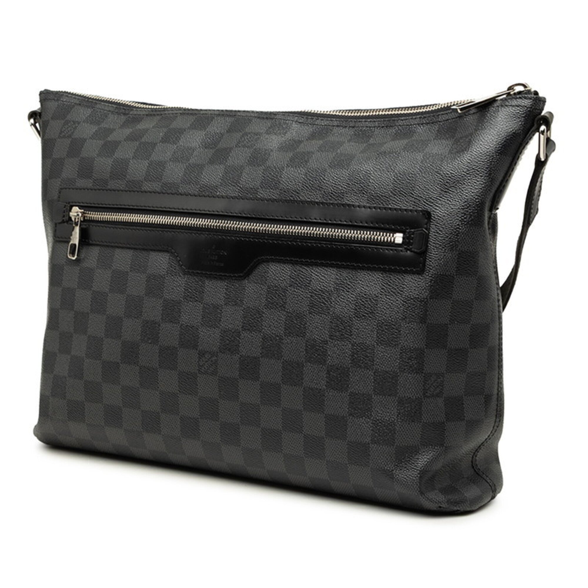 Louis Vuitton Black Pvc Leather Shoulder Bag (Pre-Owned)