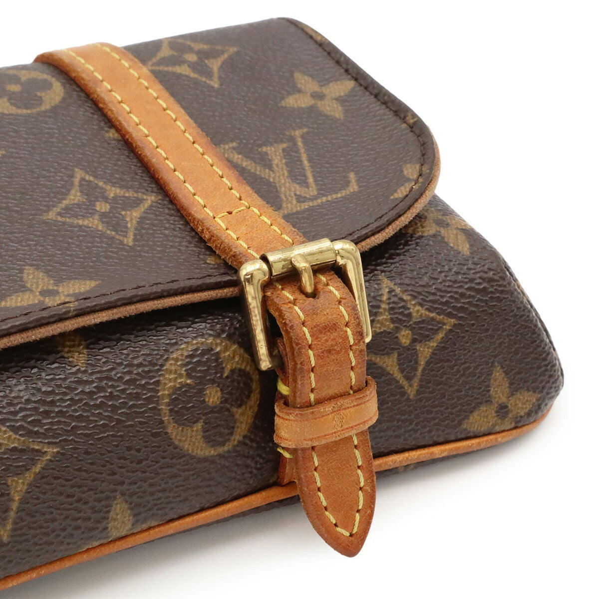 Louis Vuitton Monogram Brown Monogram Monogram Clutch Bag Pochette Pouch Sling Bag (Pre-Owned)
