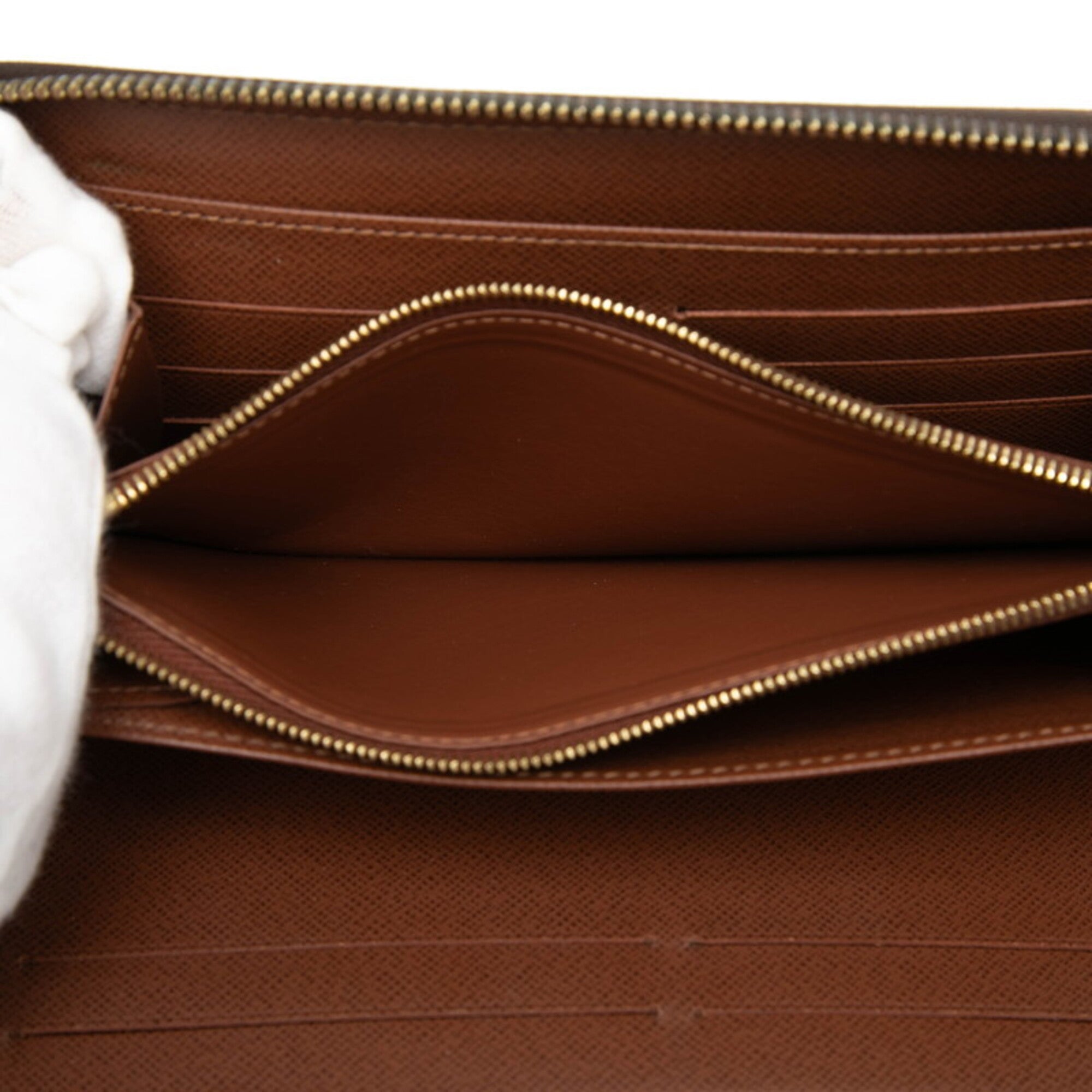 Louis Vuitton Monogram Brown Pvc Leather Long Wallet (Bi-Fold) (Pre-Owned)