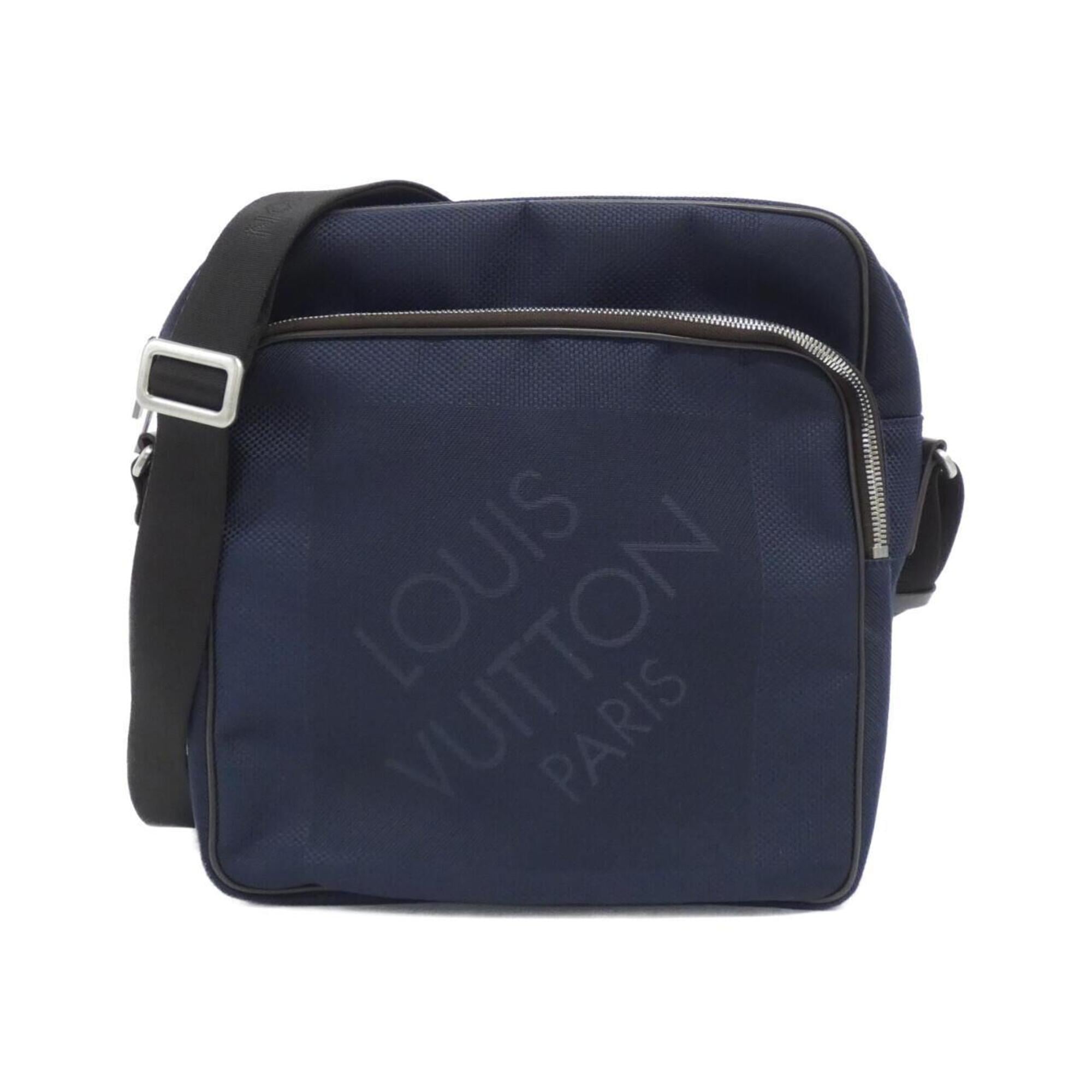 Louis Vuitton Blue Canvas Shoulder Bag (Pre-Owned)