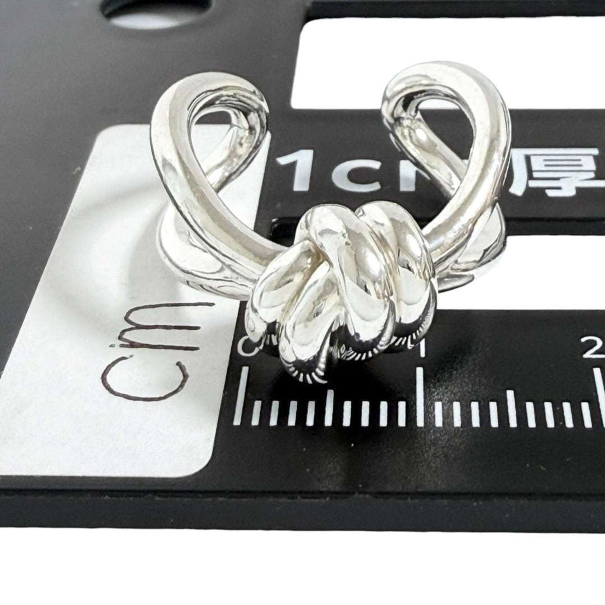 Bottega Veneta Silver Silver 925 Band Ring (Pre-Owned)