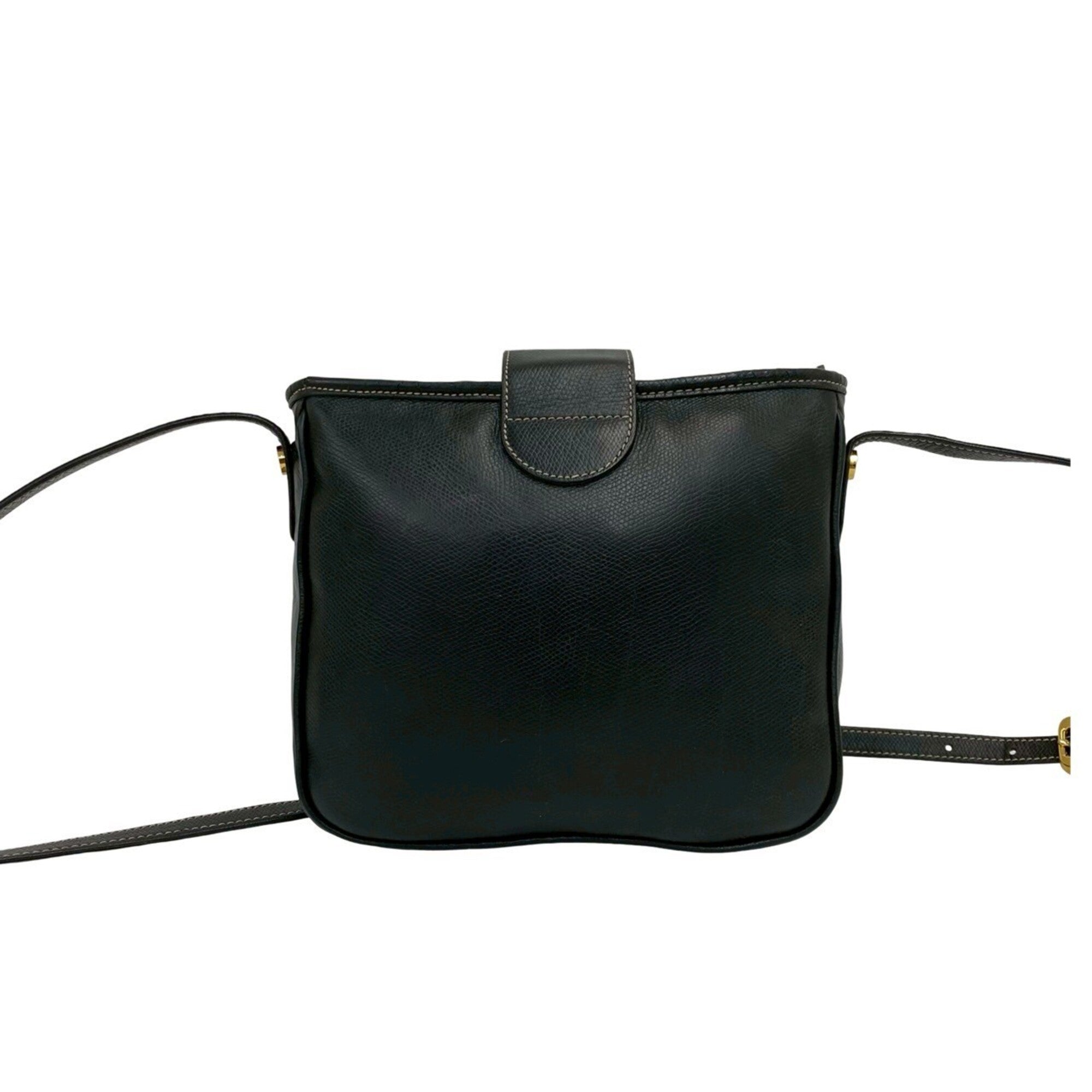 Loewe Black Leather Pochette Shoulder Bag (Pre-Owned)