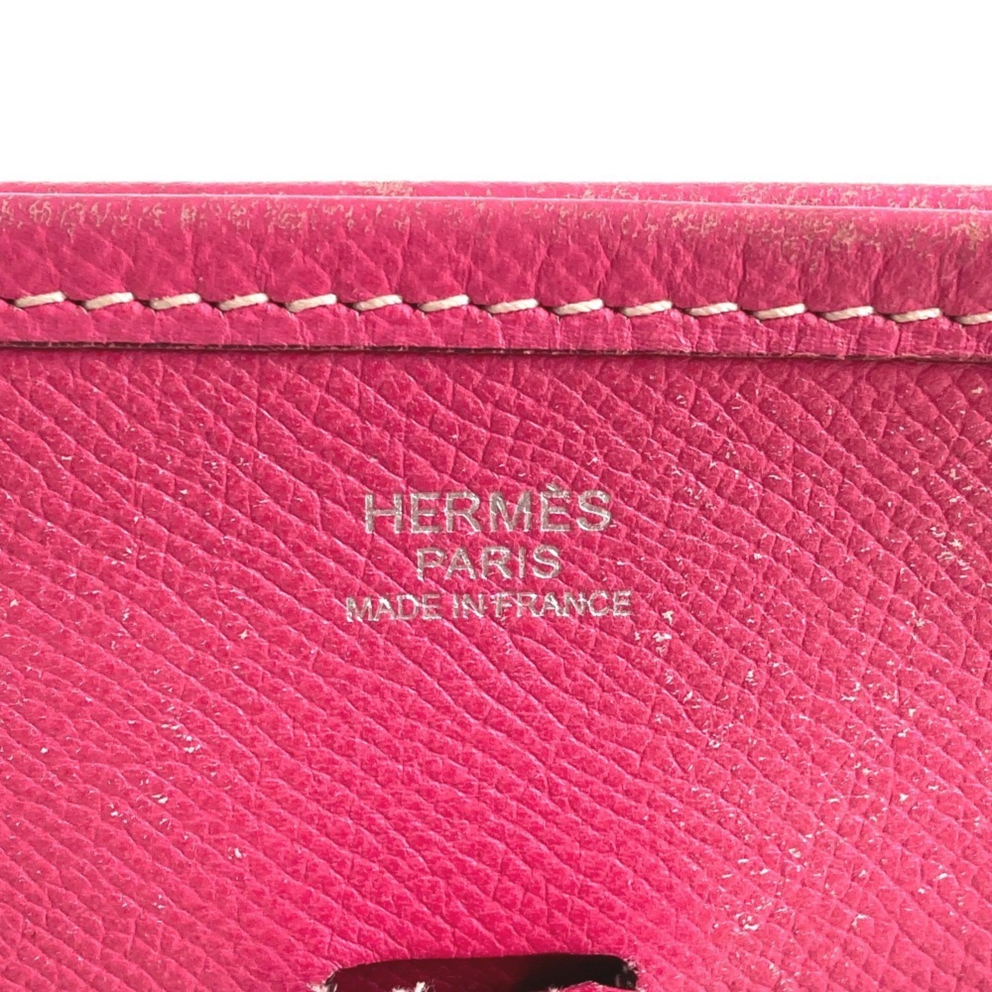 Hermes Pink Rose Tyrien Epsom Leather Shoulder Bag (Pre-Owned)