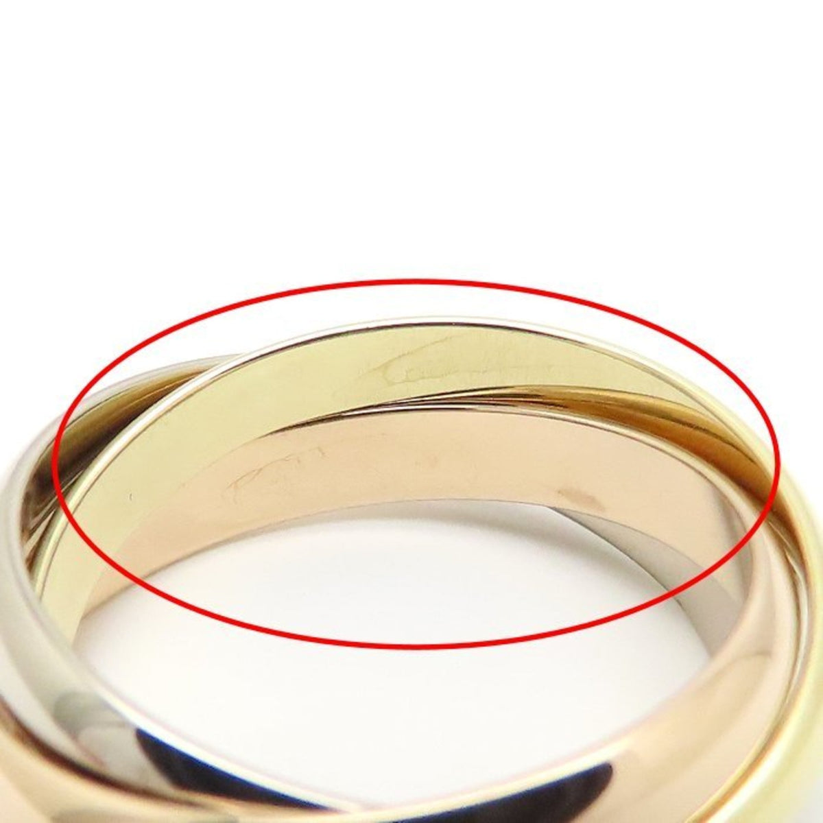 Cartier Yellow Gold (18K) Pink Gold (18K) White Gold (18K) Band Ring (Pre-Owned)
