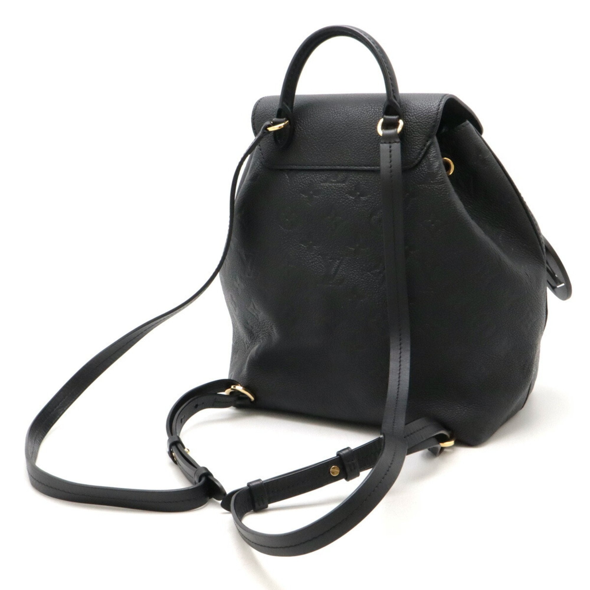 Louis Vuitton Black Noir Monogram Empreinte Leather Backpack (Pre-Owned)