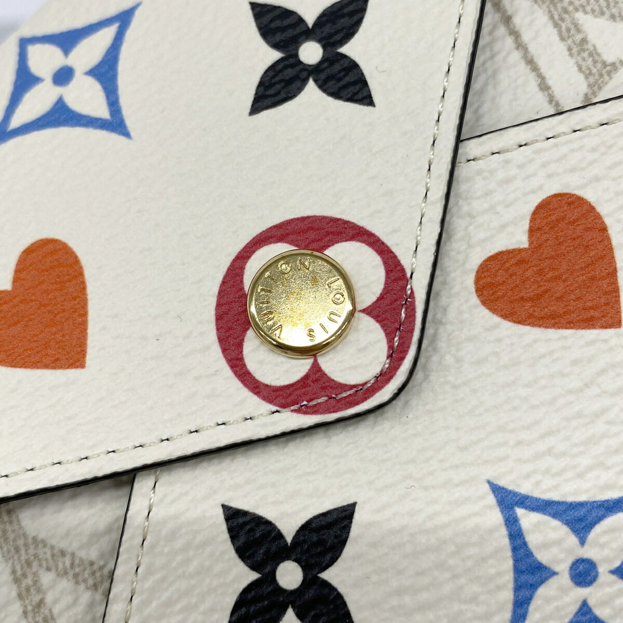 Louis Vuitton Black White Pouch (Pre-Owned)