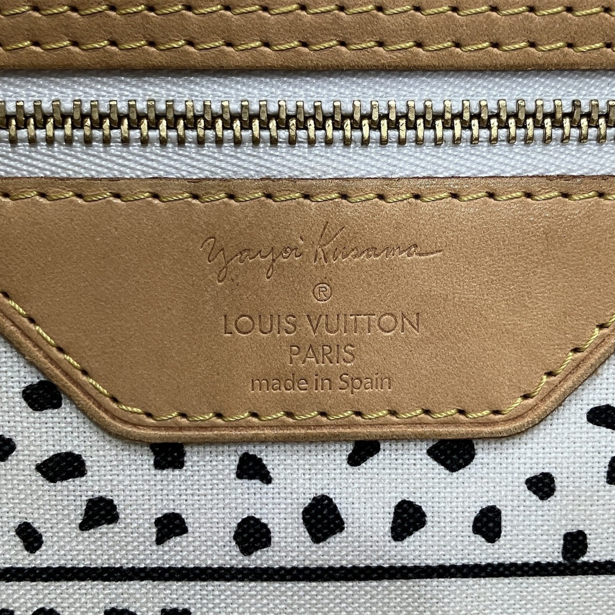 Louis Vuitton Blanc Marron Monogram Tote Bag (Pre-Owned)