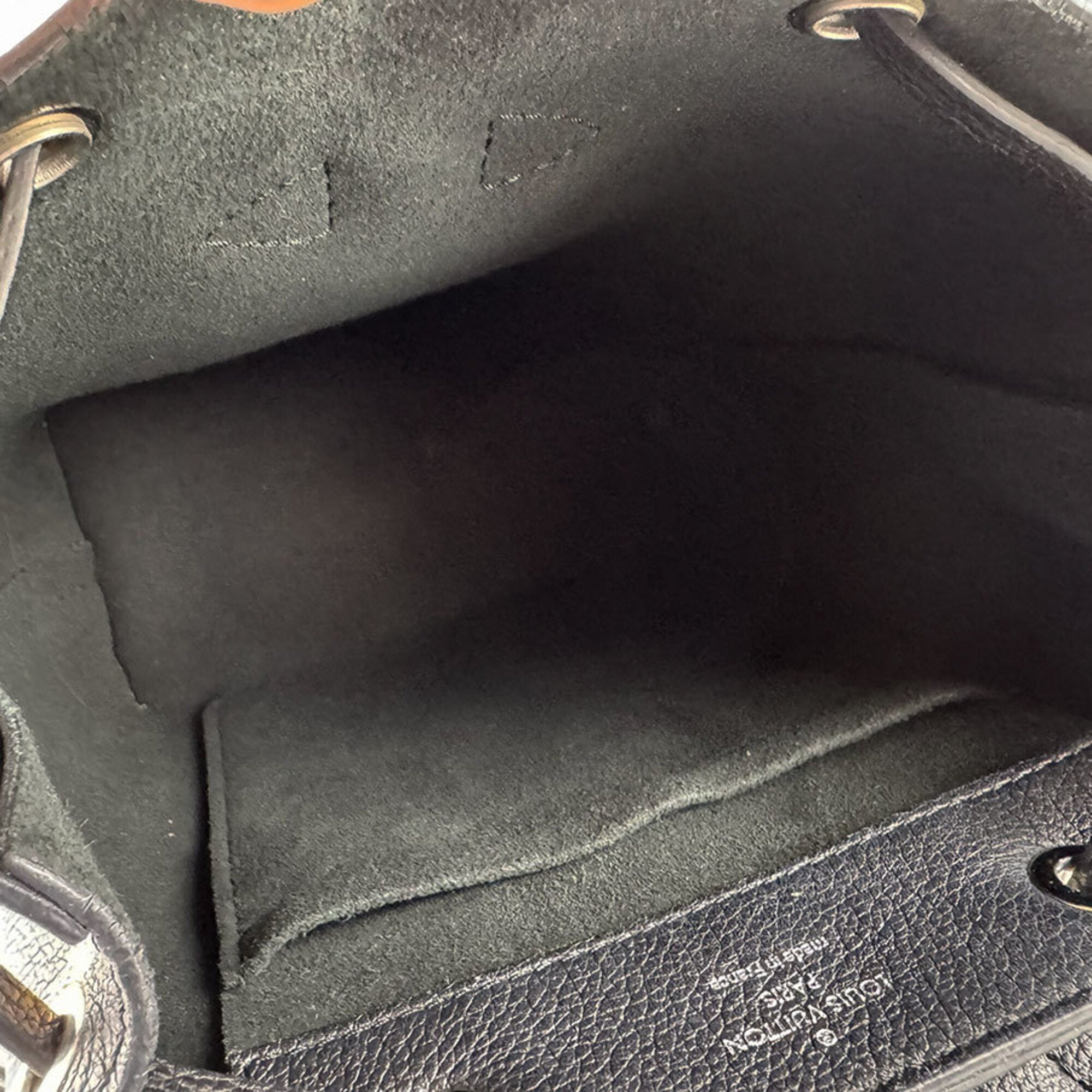 Louis Vuitton Black Multi-Color Leather Backpack (Pre-Owned)