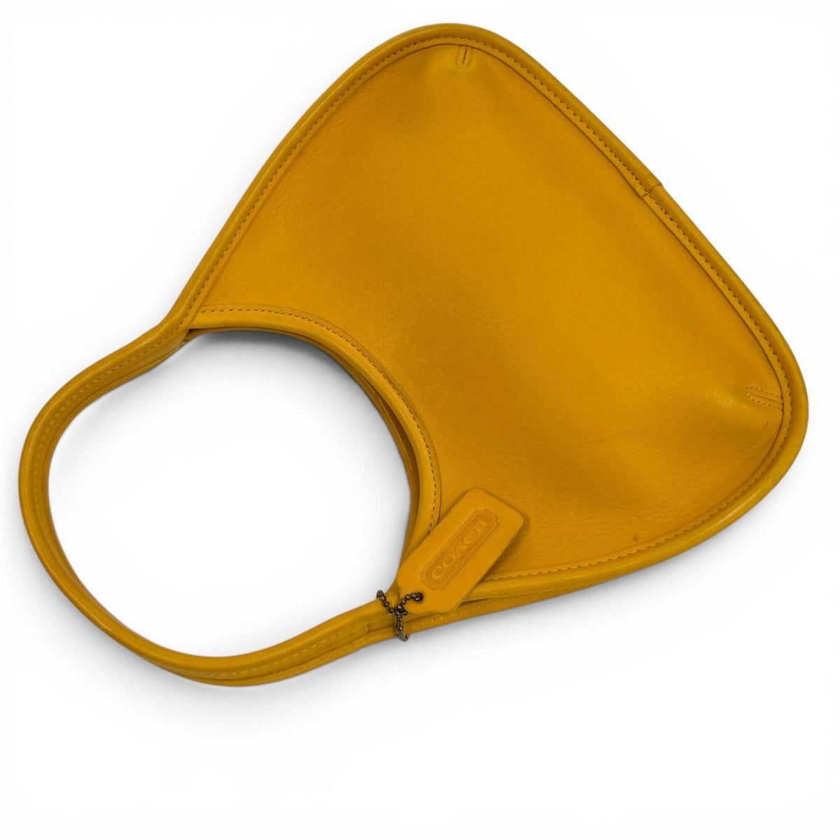 Coach Mustard Leather Shoulder Bag (Pre-Owned)