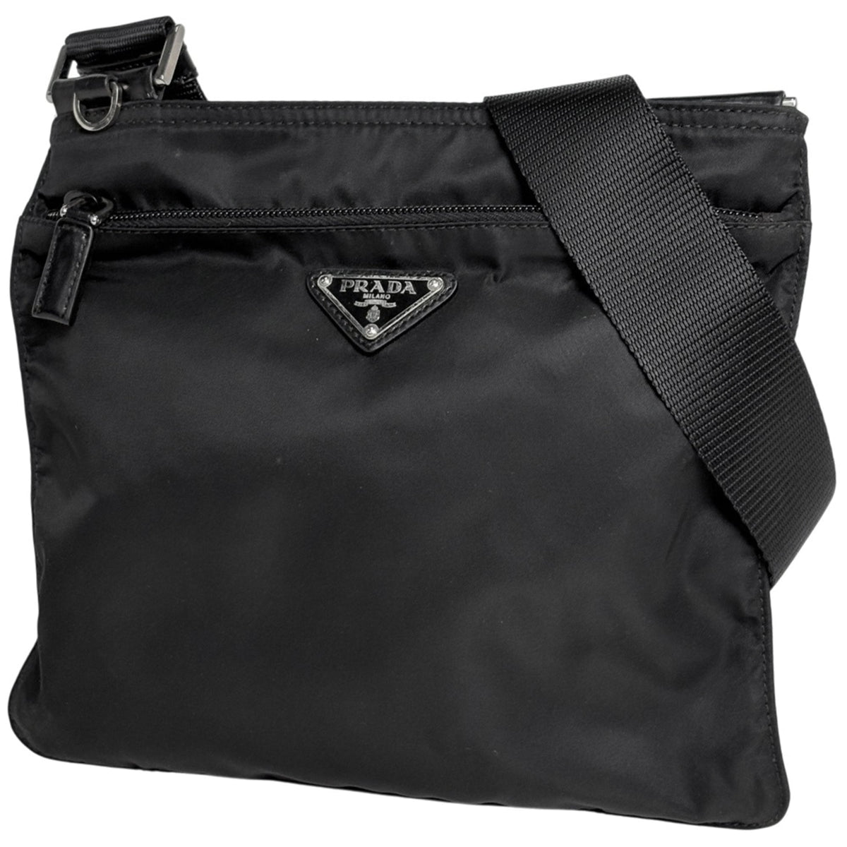 Prada Black Nylon Shoulder Bag (Pre-Owned)