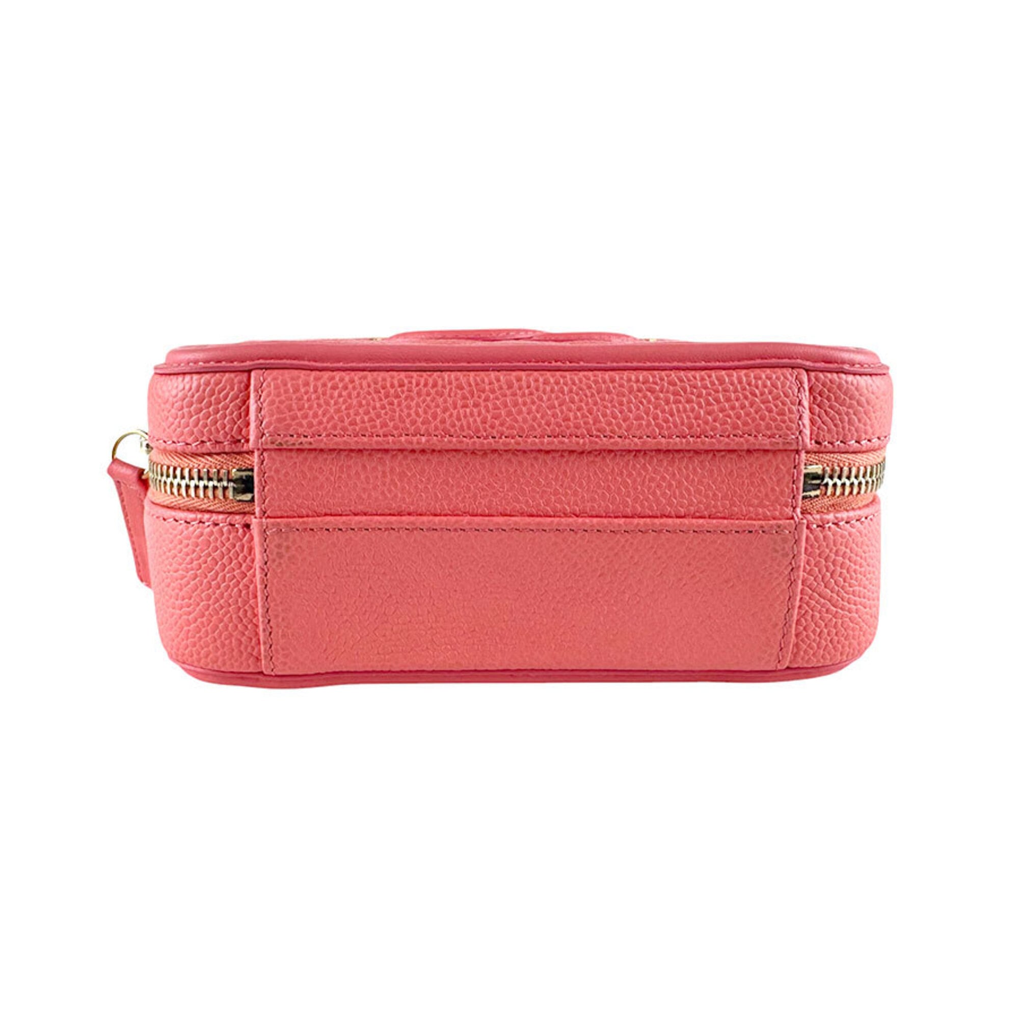 Chanel Pink Grained Calfskin Shoulder Bag (Pre-Owned)