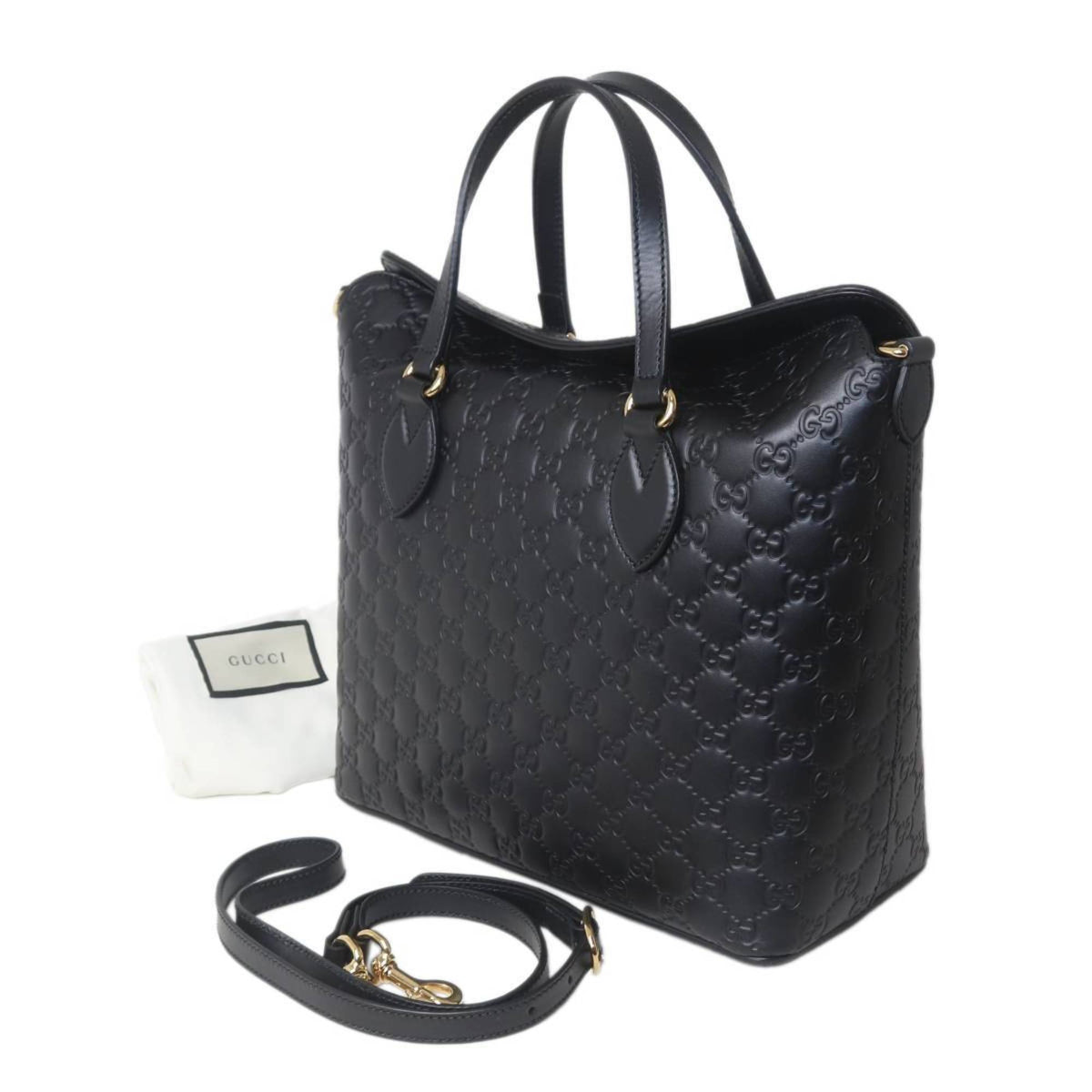 Gucci Black Handbag Shoulder Bag (Pre-Owned)