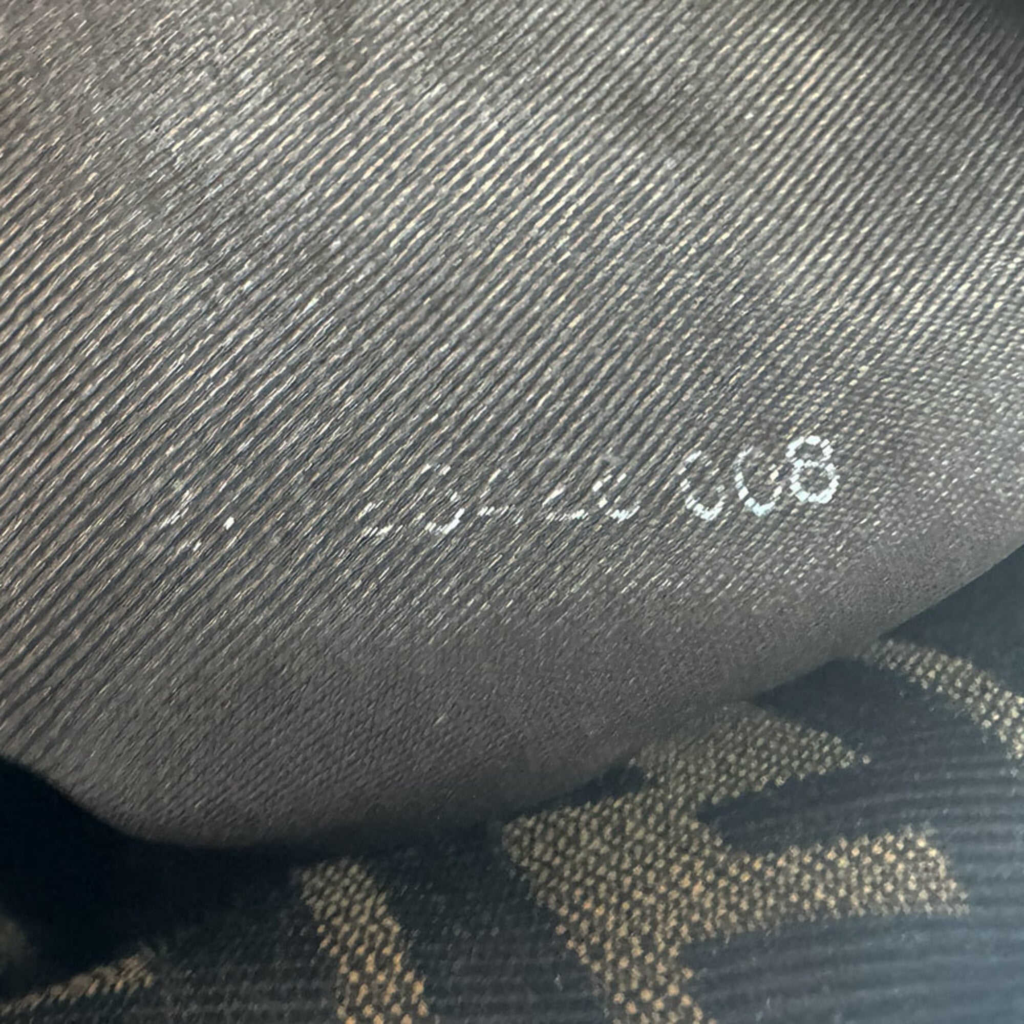 Fendi Brown Nylon Canvas Leather Handbag (Pre-Owned)