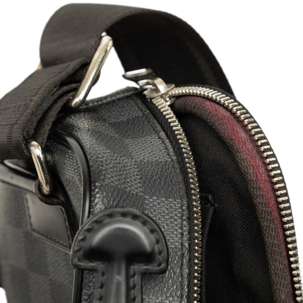 Louis Vuitton Damier Graphite Black Gray Pvc Leather Sling Bag (Pre-Owned)