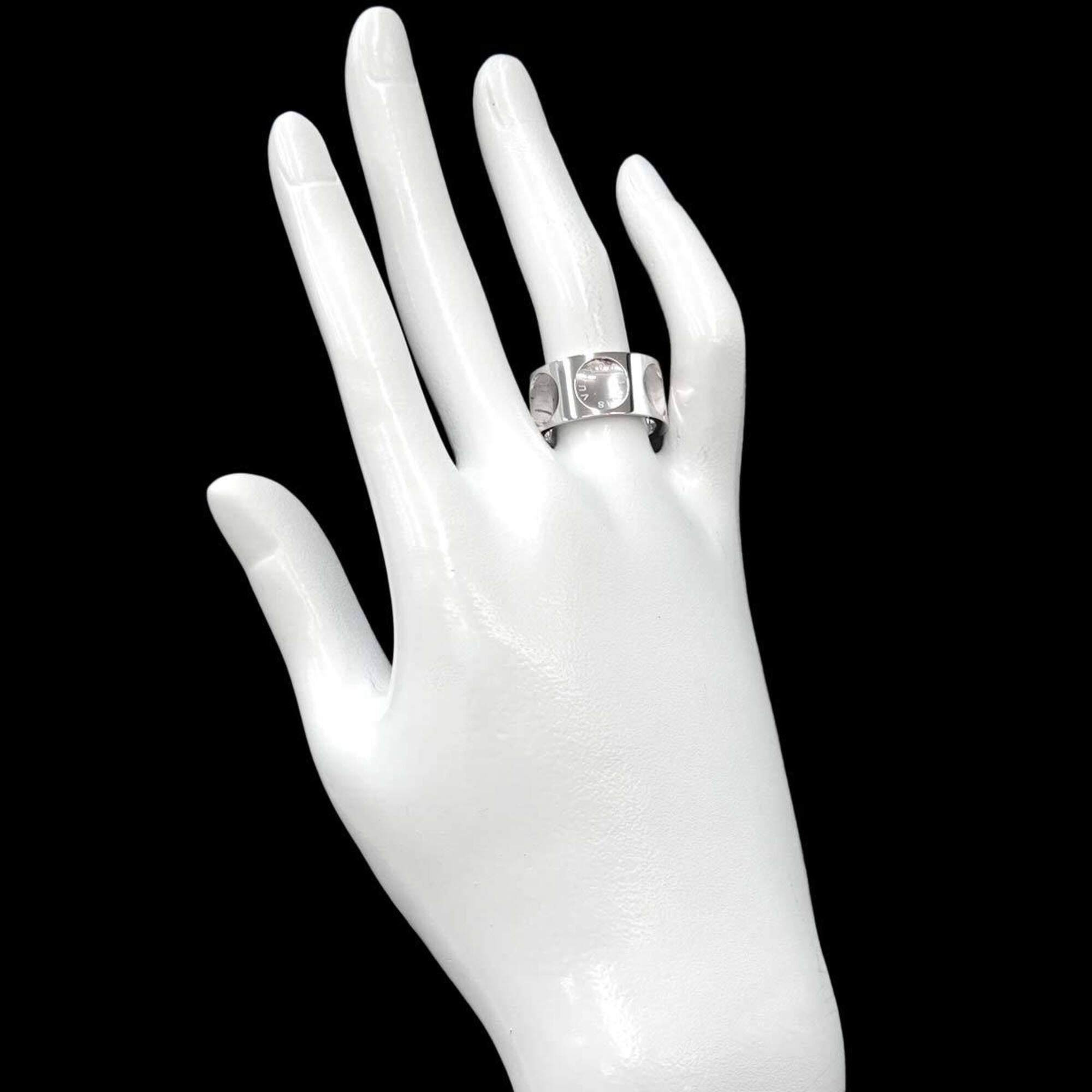 Louis Vuitton White Gold (18K) Band Ring (Pre-Owned)