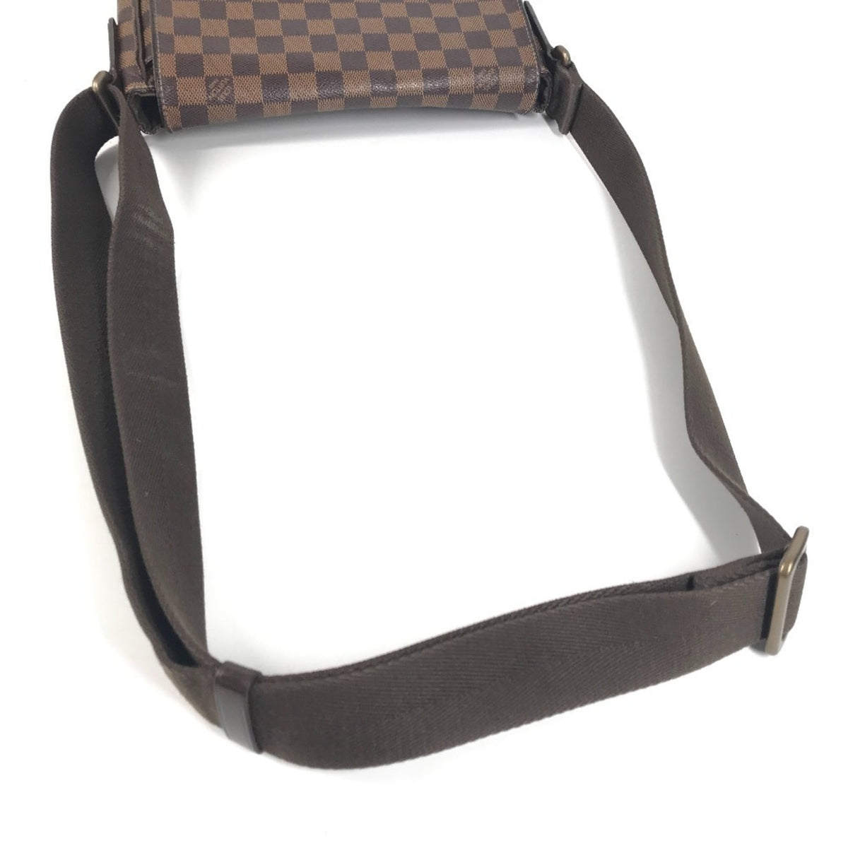 Louis Vuitton Brown Damier Canvas Ebene Damier Canvas Shoulder Bag (Pre-Owned)