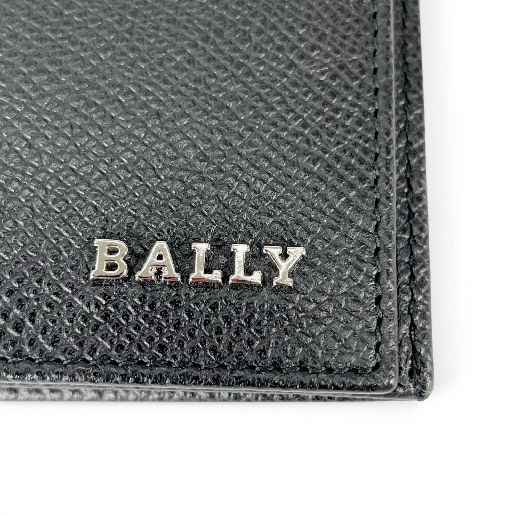 Bally Black Leather Long Wallet (Bi-Fold) (Pre-Owned)