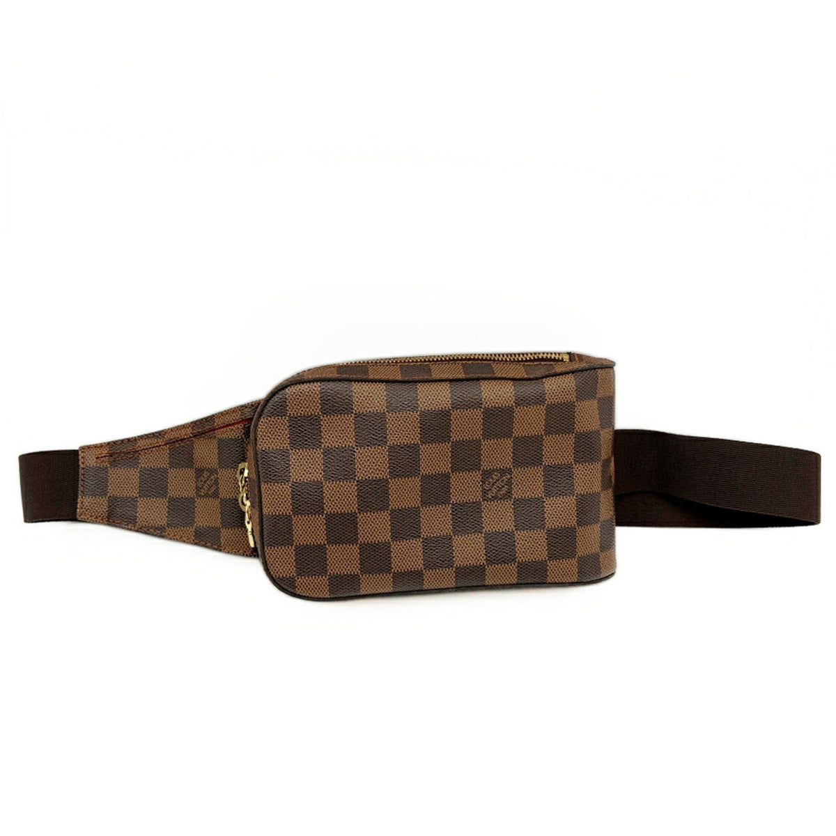 Louis Vuitton Damier Canvas Ebene Pvc Canvas Pouch Sling Bag (Pre-Owned)