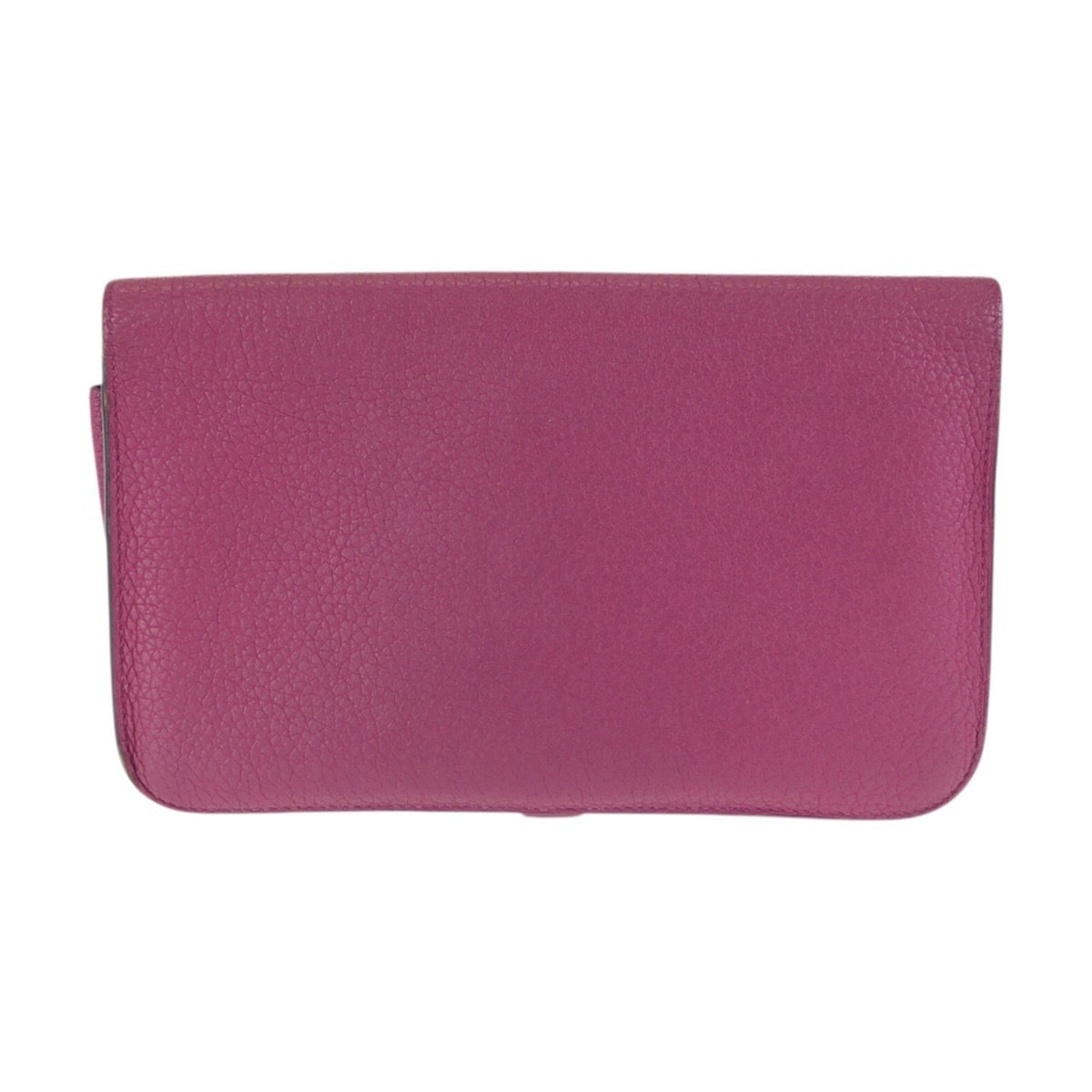 Hermes Pink Rose Purple Togo Leather Long Wallet (Bi-Fold) (Pre-Owned)