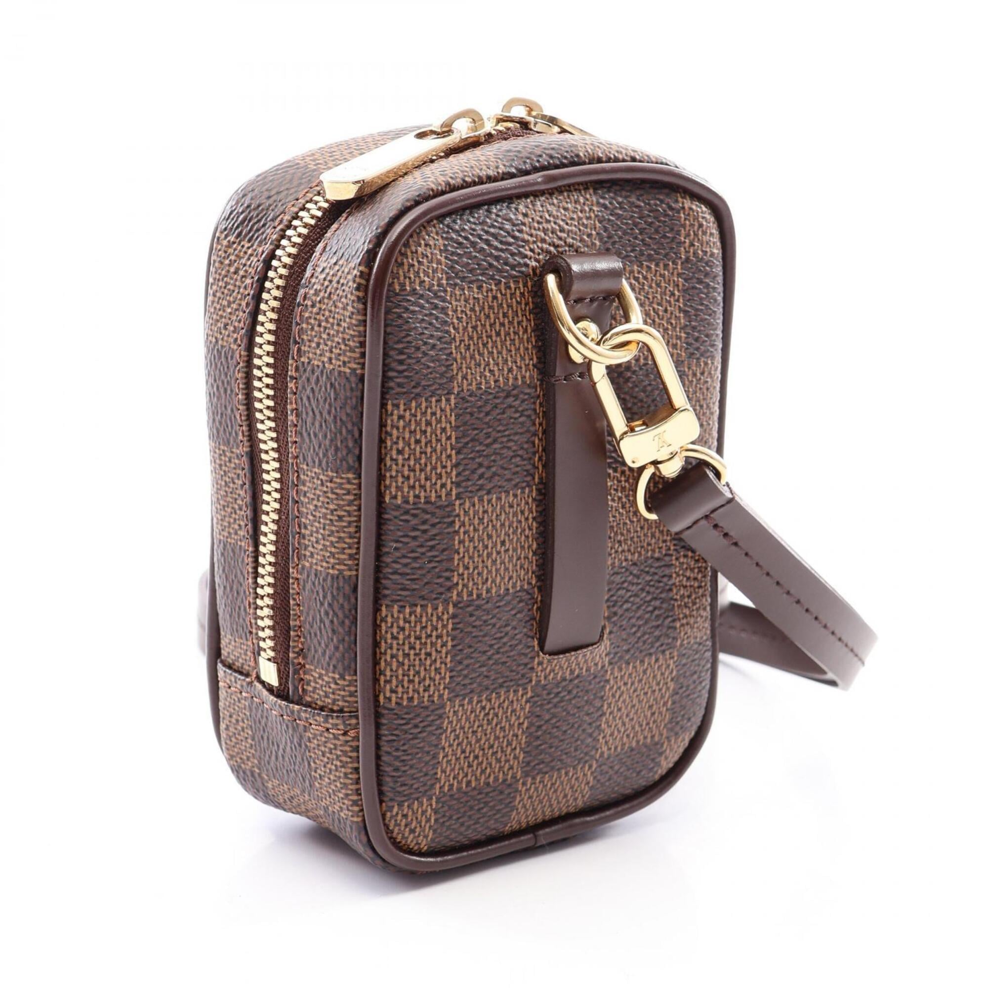 Louis Vuitton Brown Damier Canvas Damier Canvas Leather Pvc Pouch (Pre-Owned)