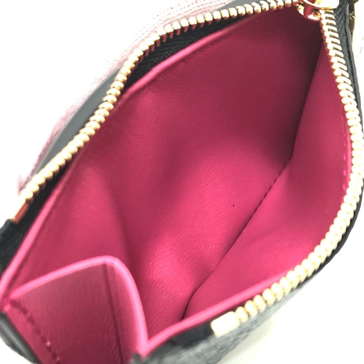 Louis Vuitton Bicolor Black Noir Pink Leather Coin Purse/Coin Case (Pre-Owned)